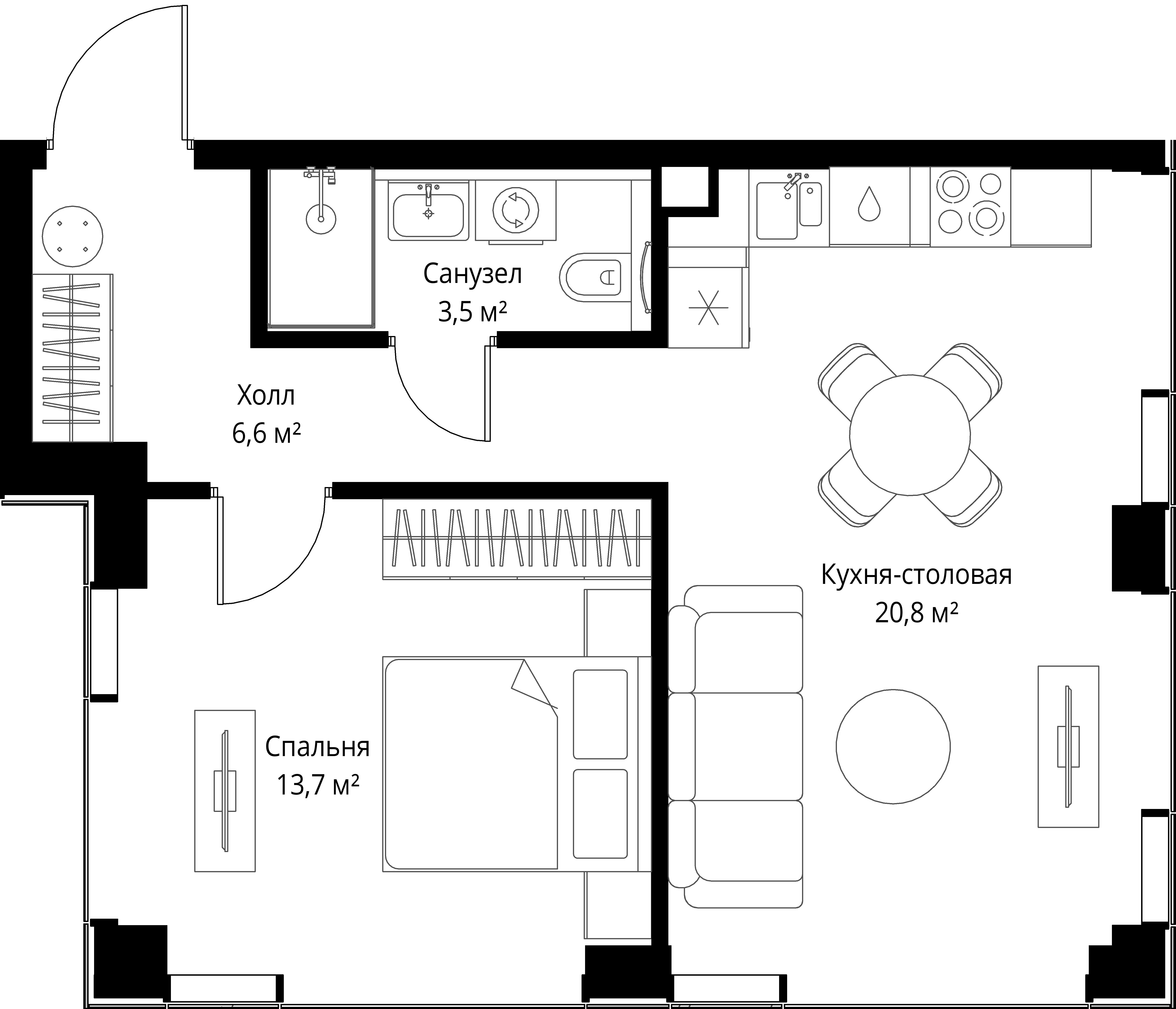 Квартира №122154
