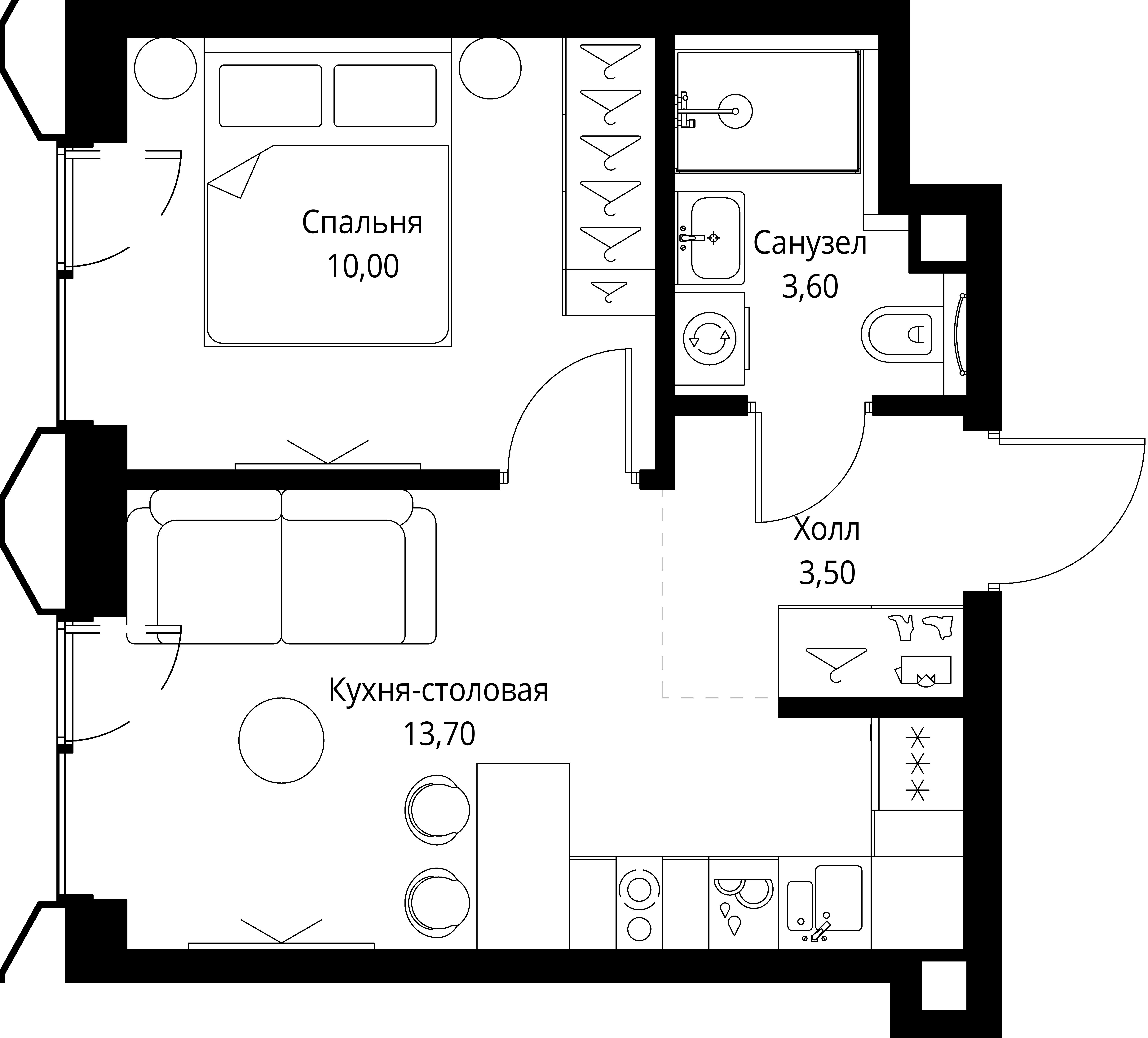 Квартира №103017