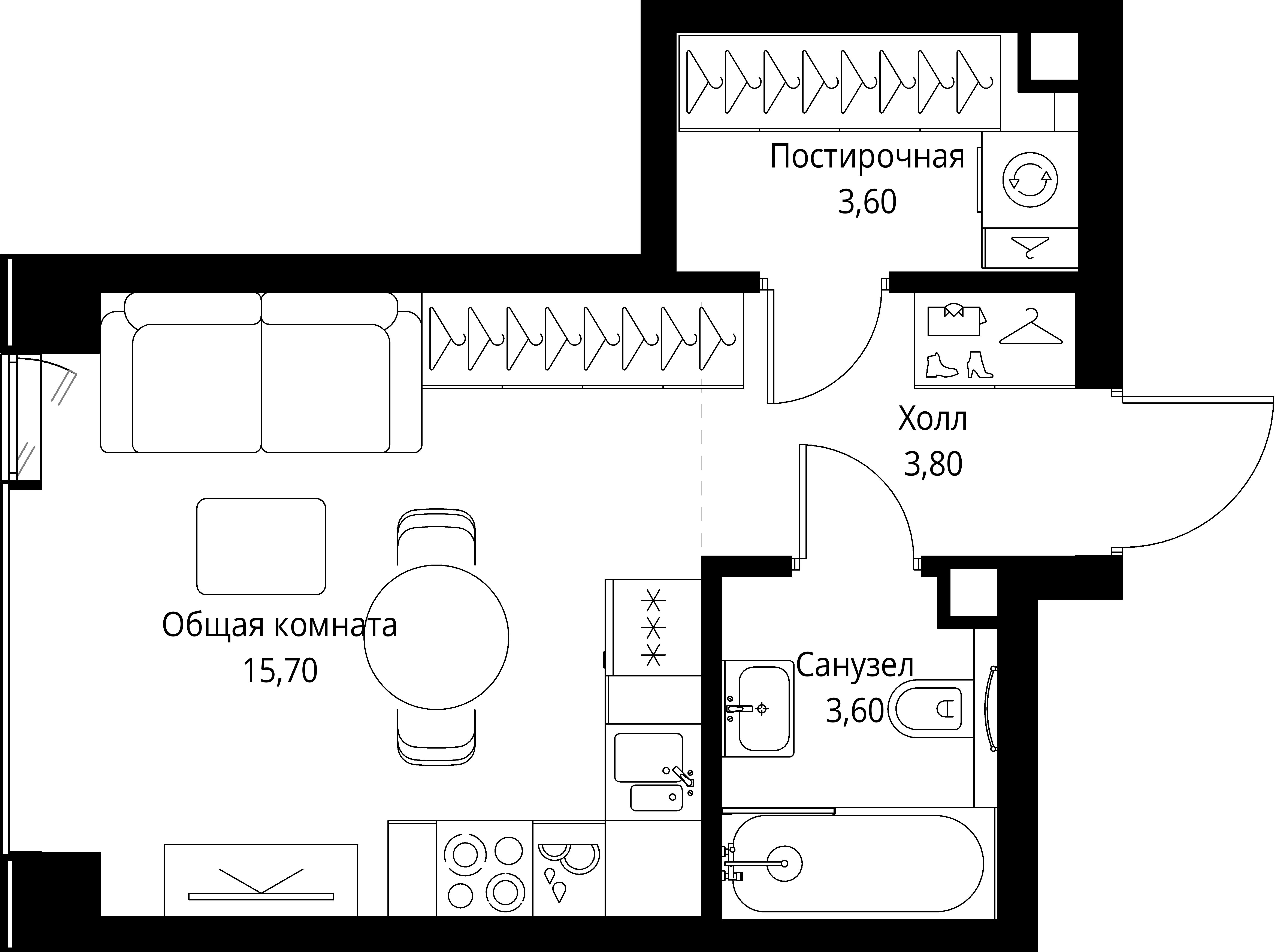 Квартира №104021