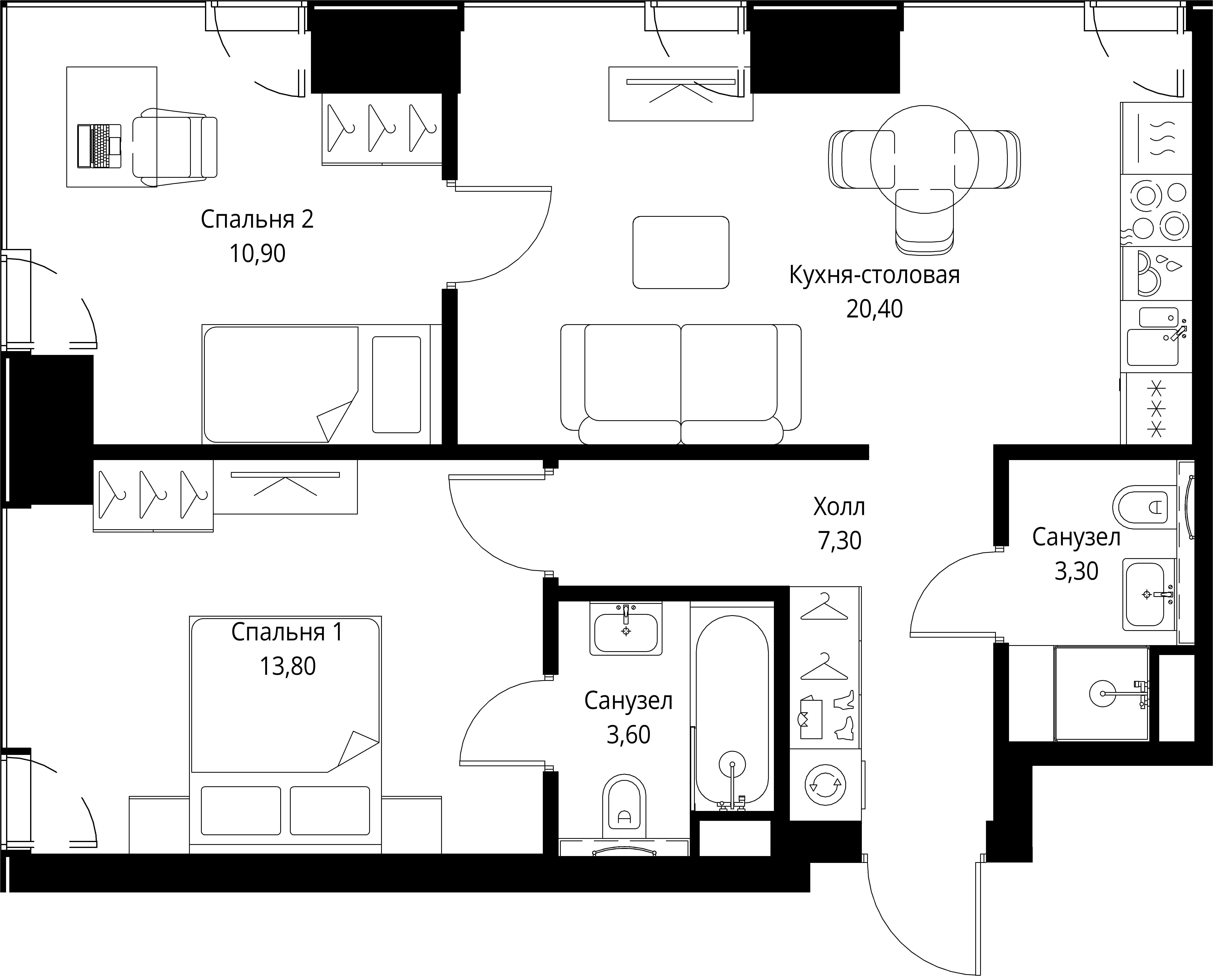 Квартира №318116