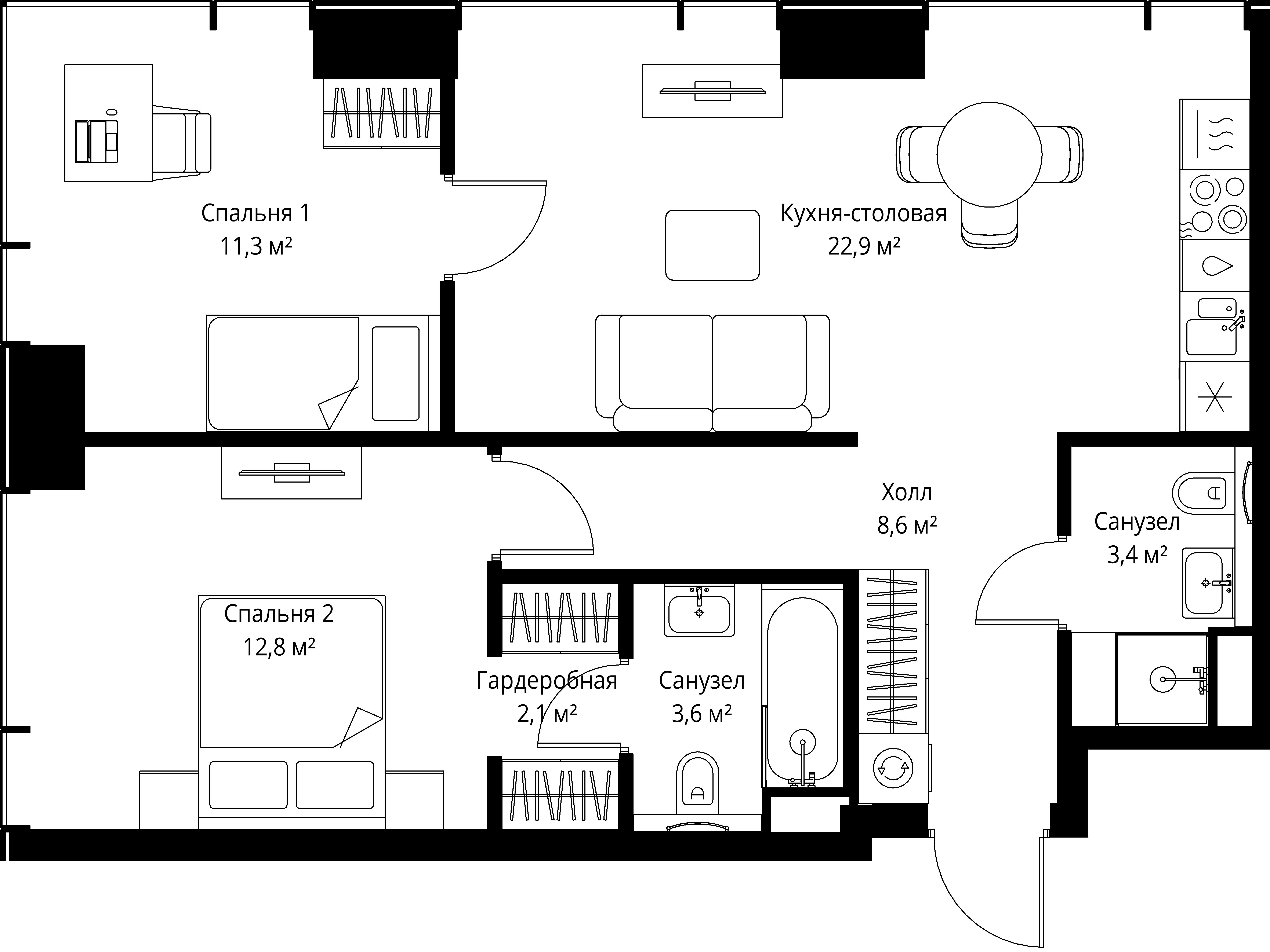 Квартира №325165