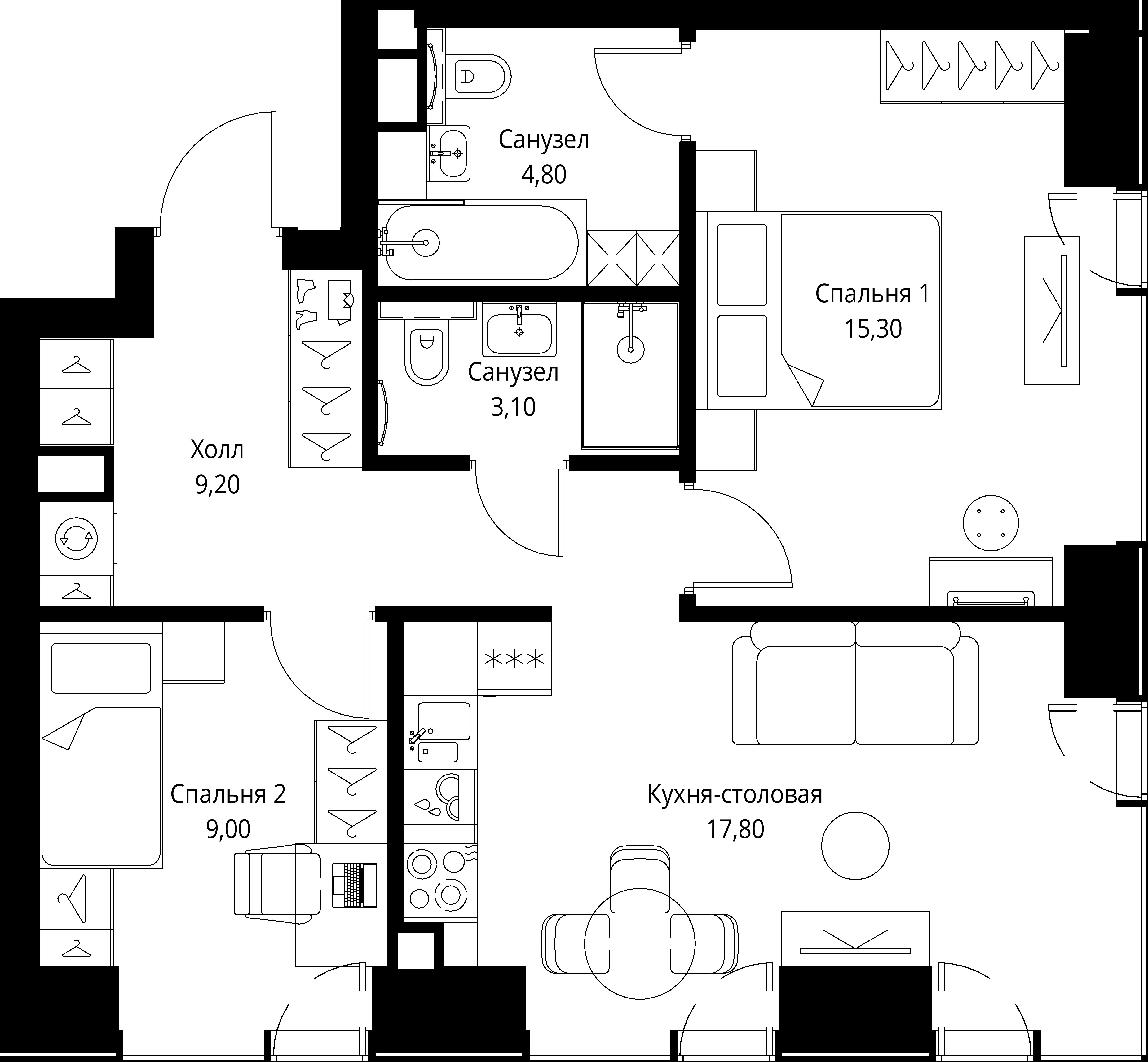 Квартира №303008