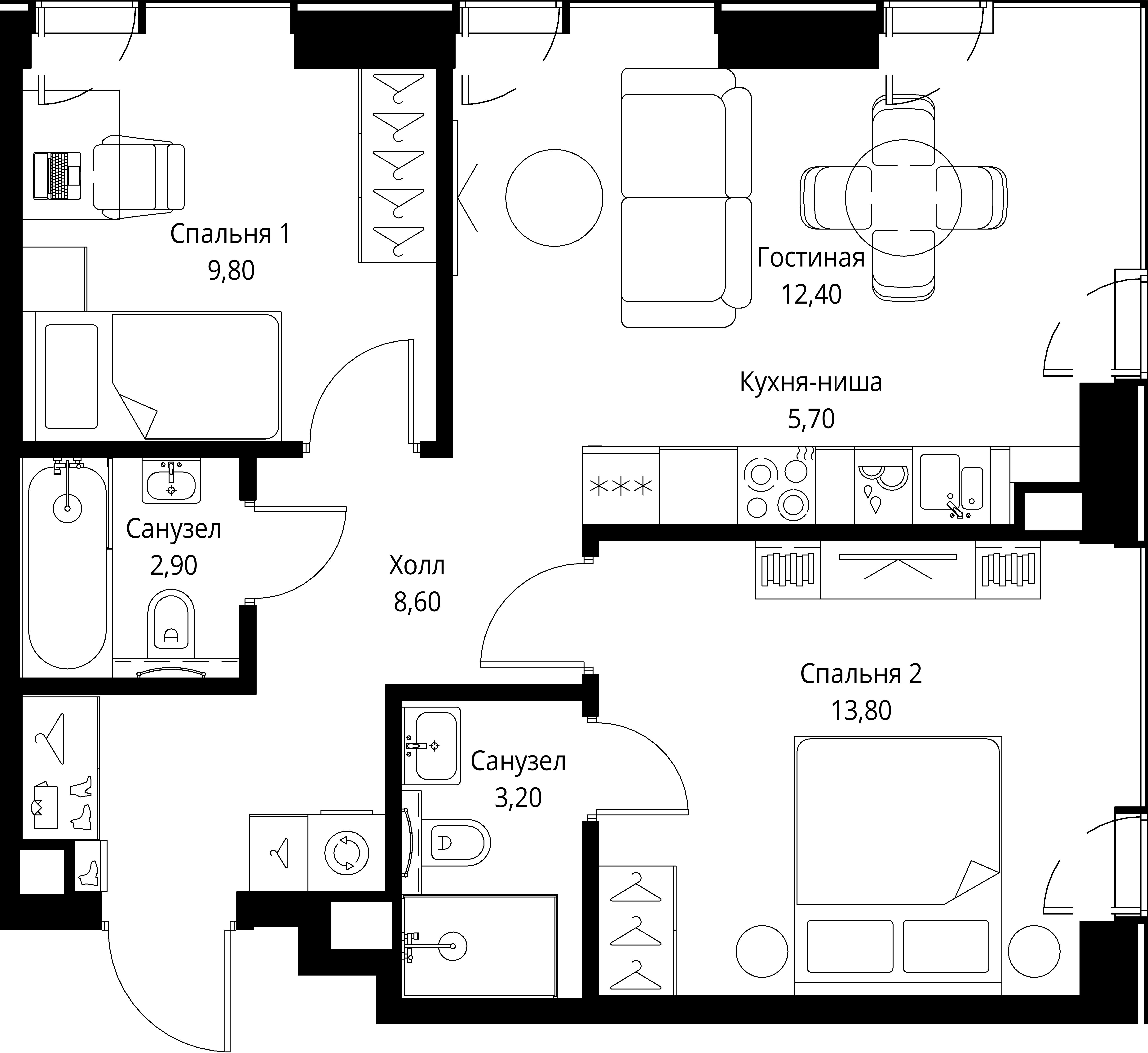 Квартира №345285