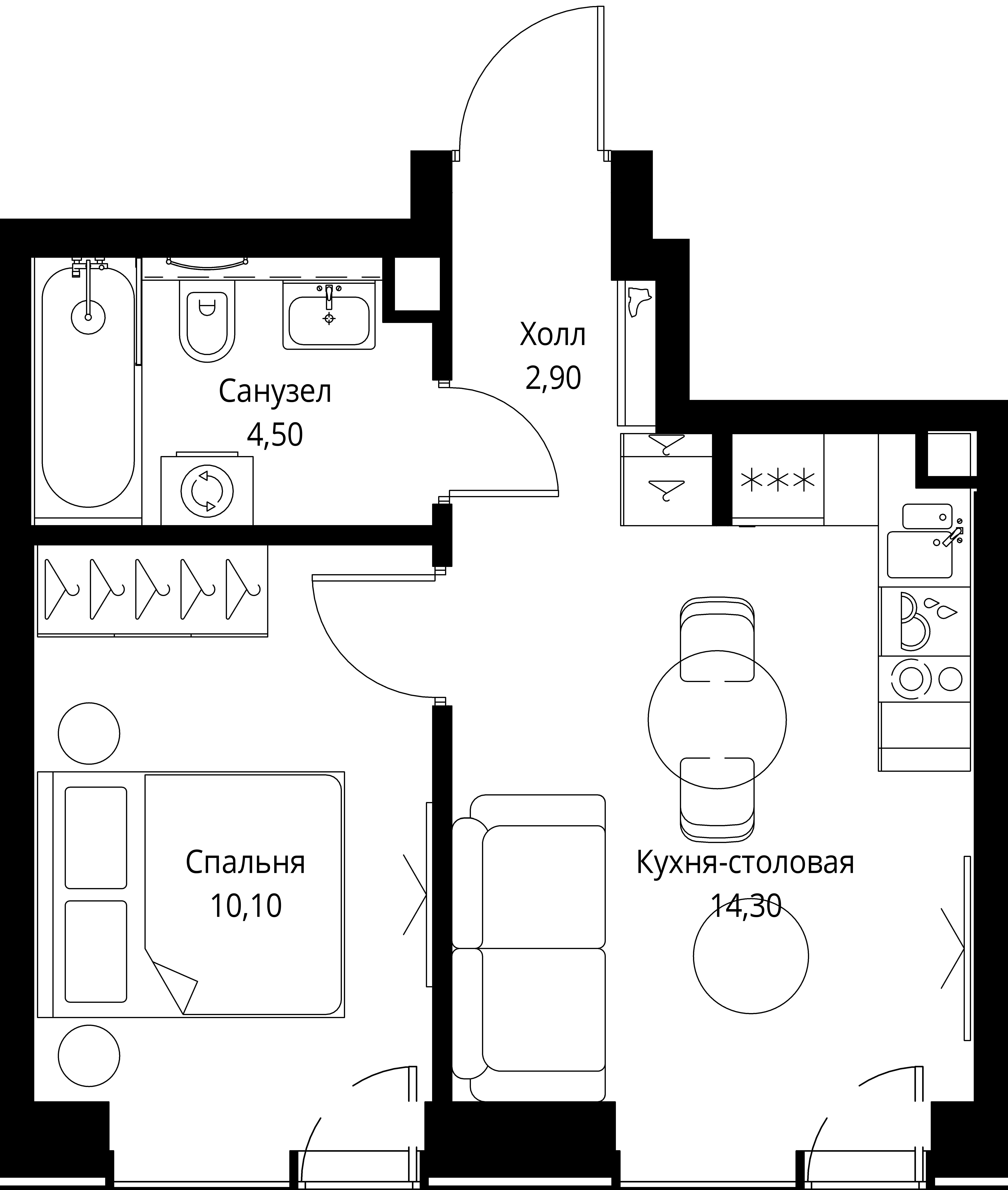 Квартира №345287