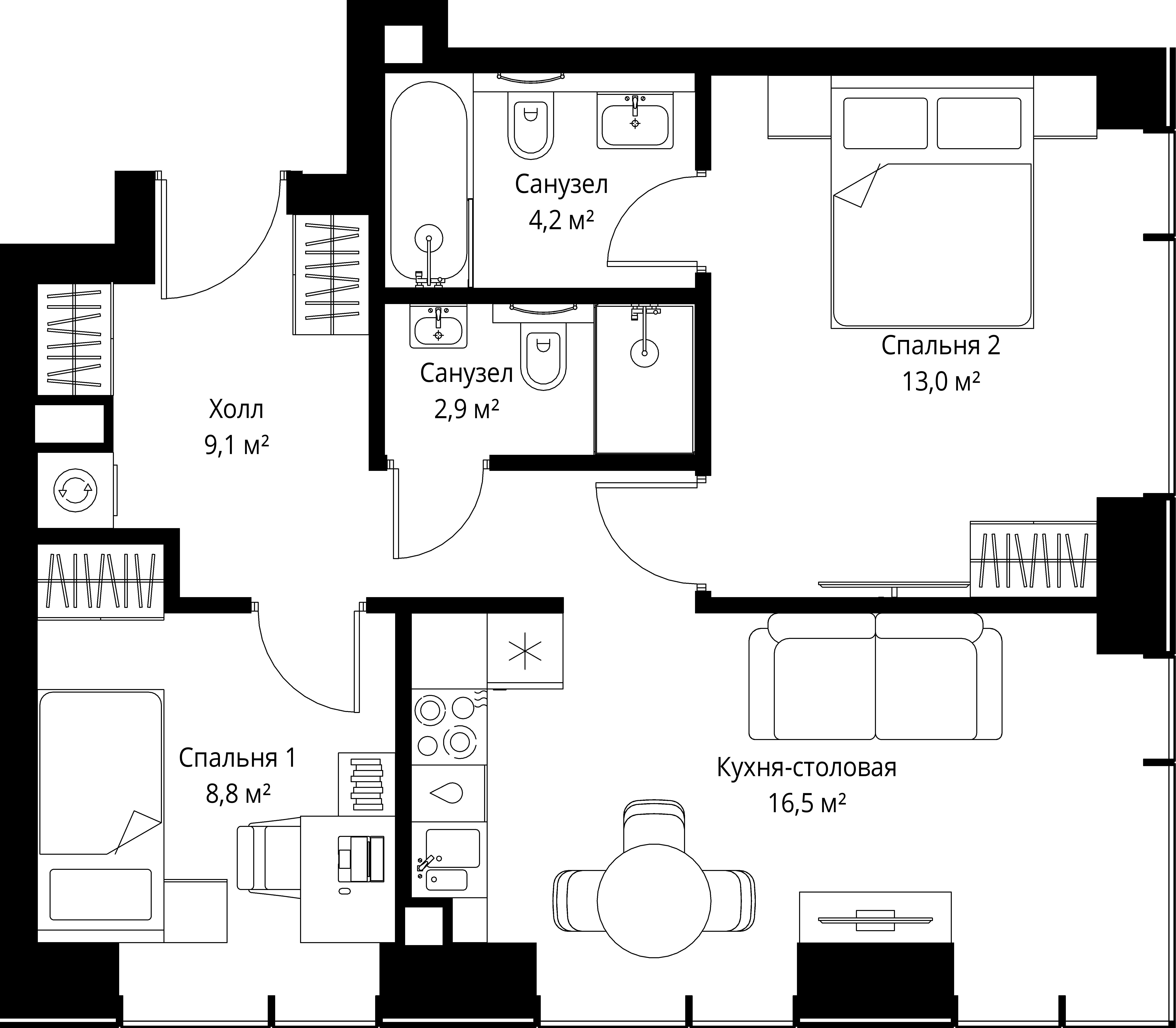 Квартира №307034