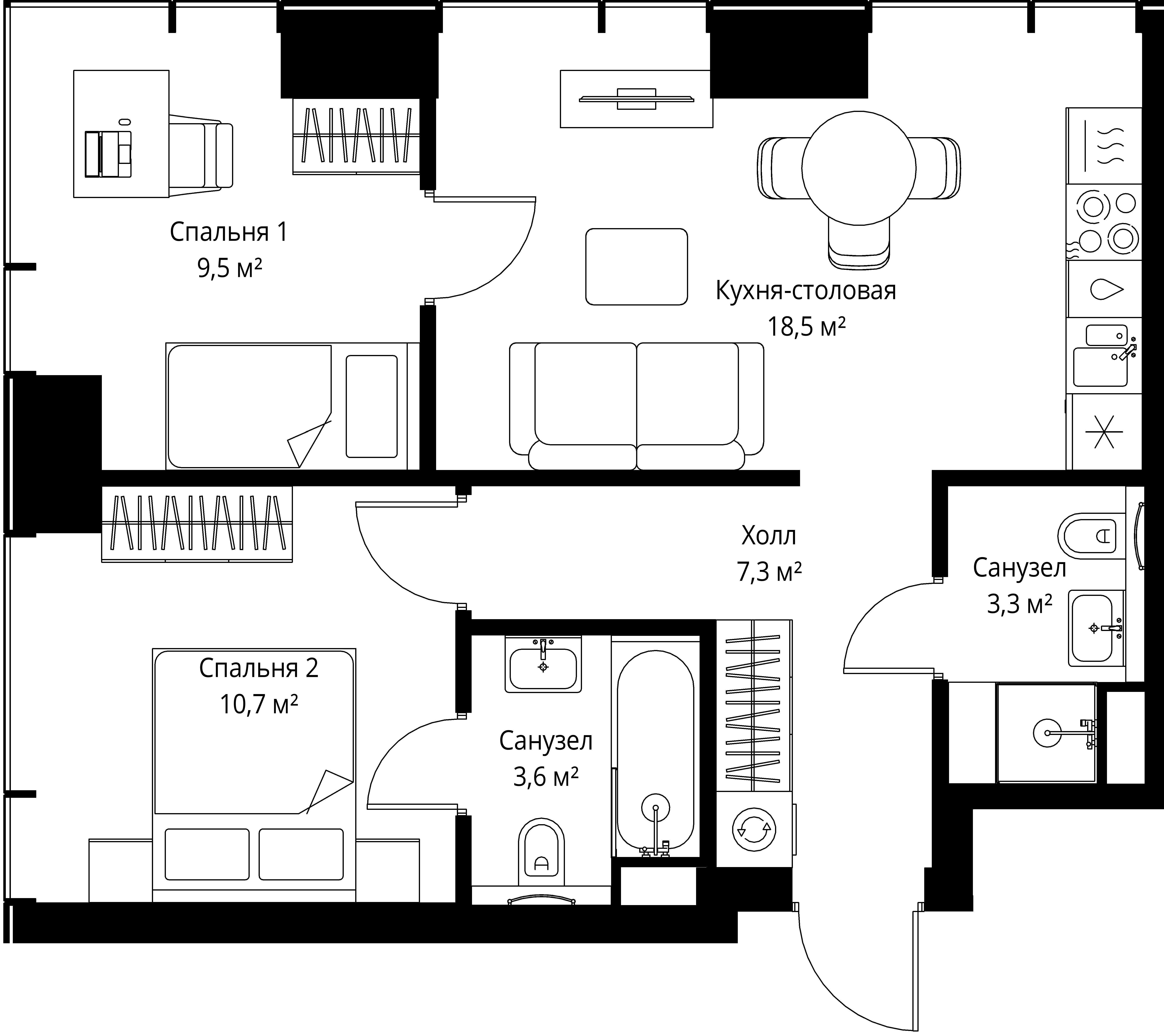 Квартира №307039