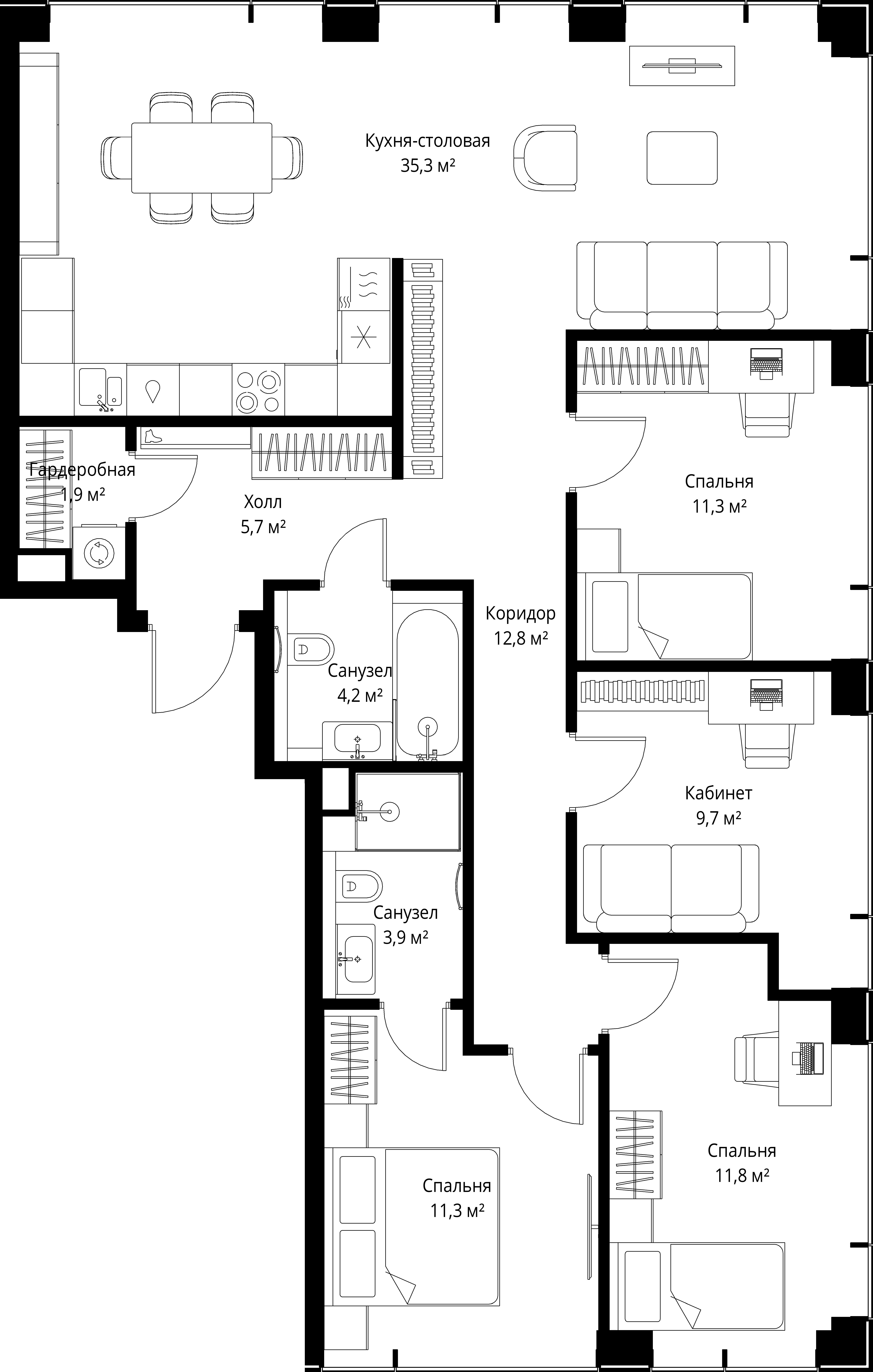 Квартира №422096