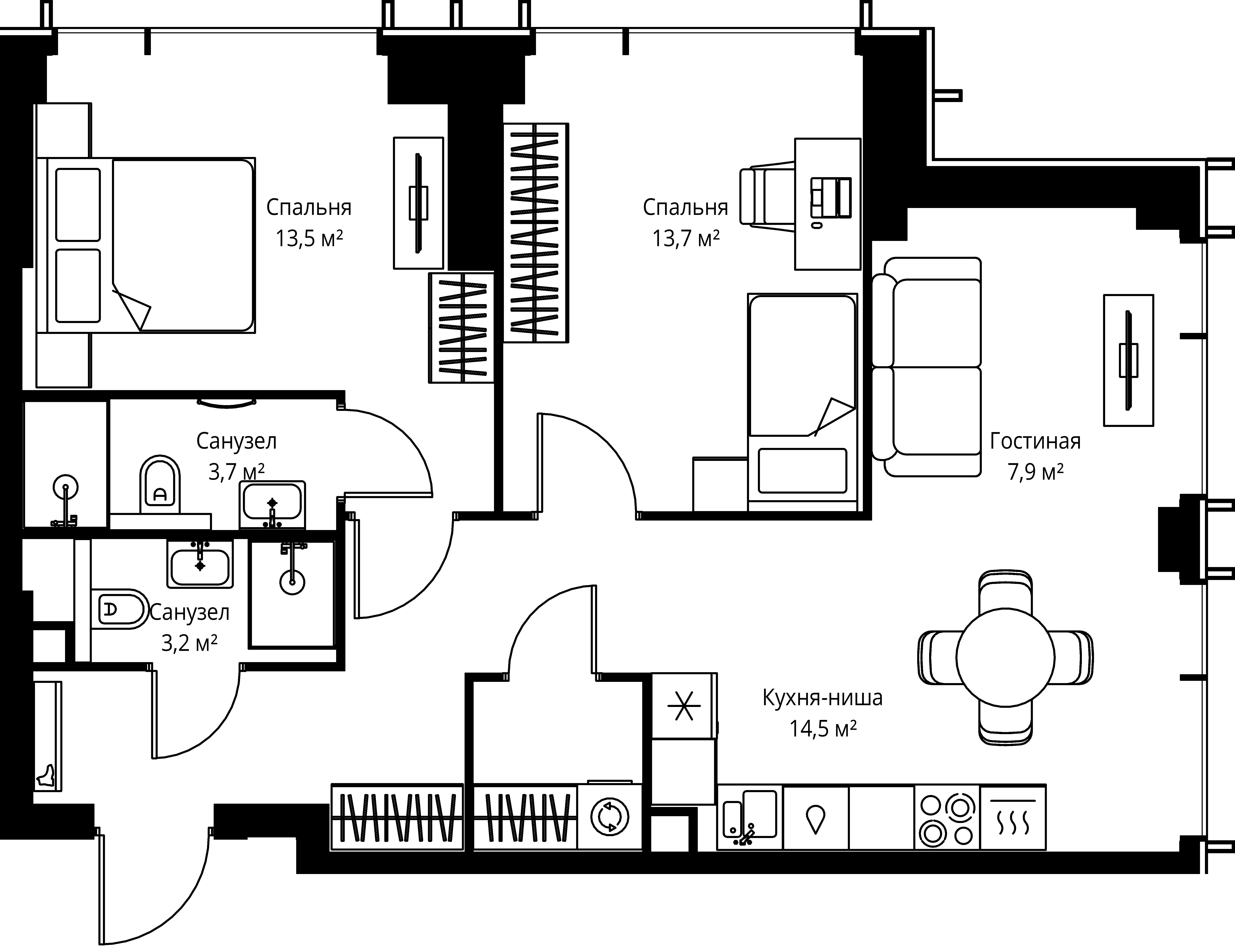 Квартира №510119