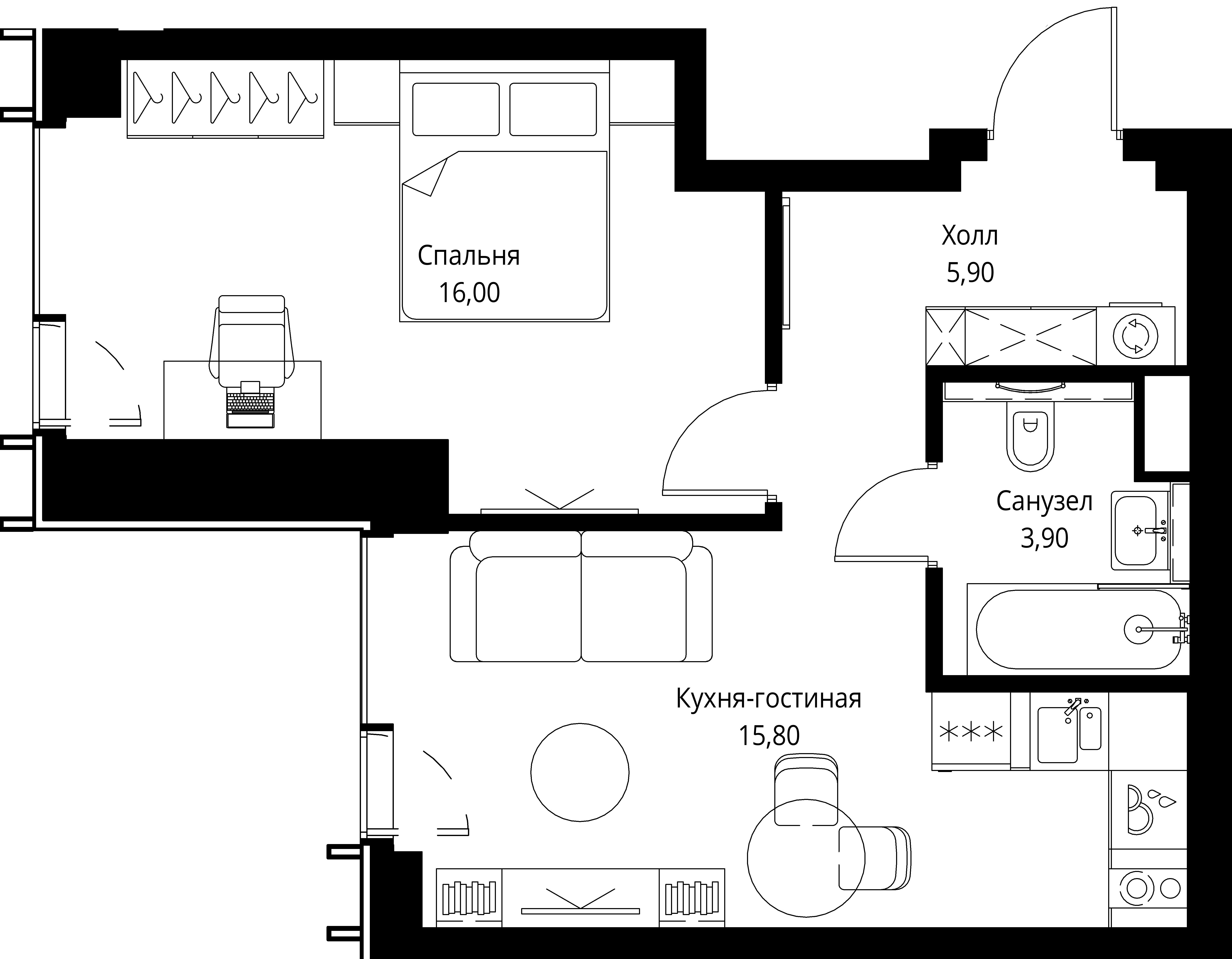 Квартира №515186