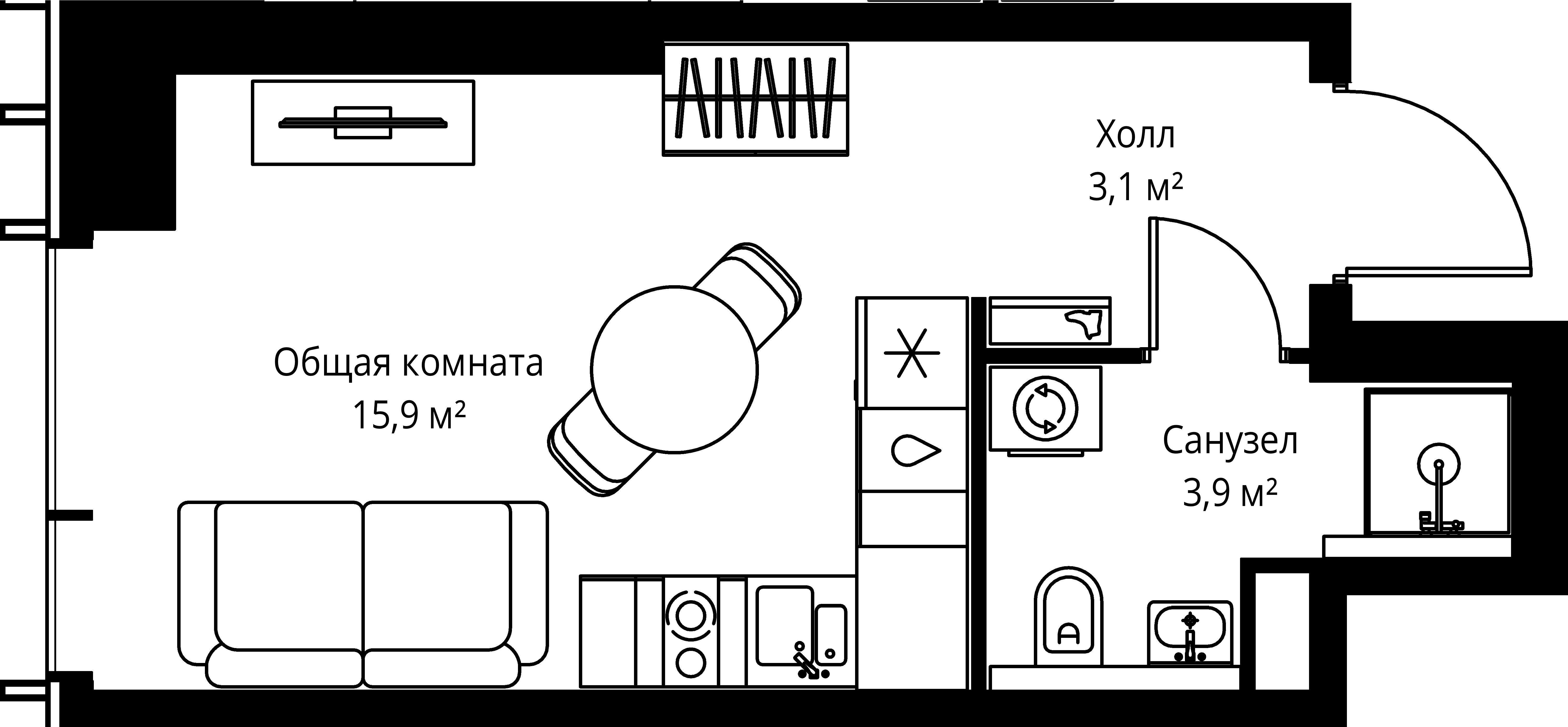 Квартира №522296