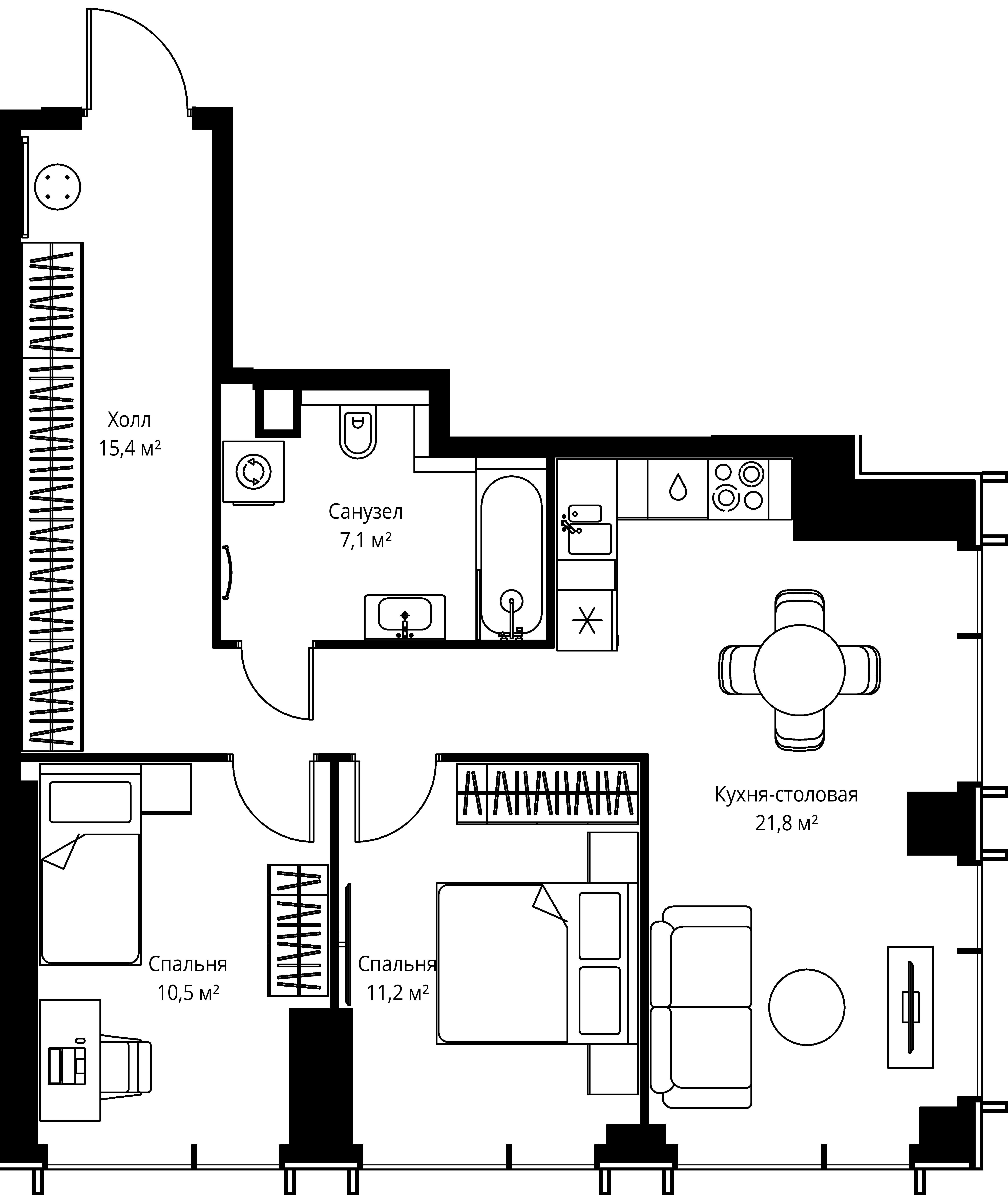 Квартира №522292