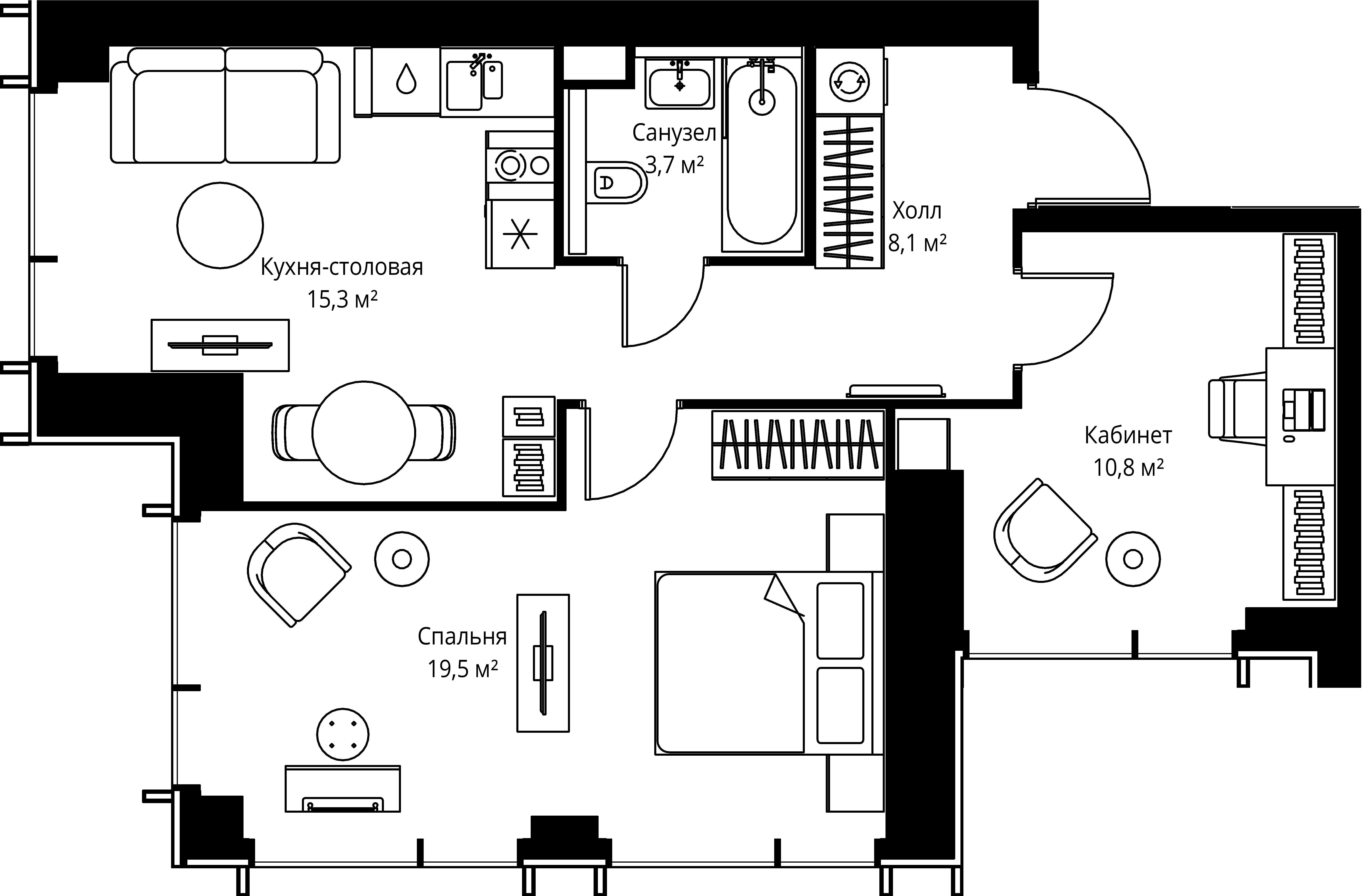 Квартира №525336