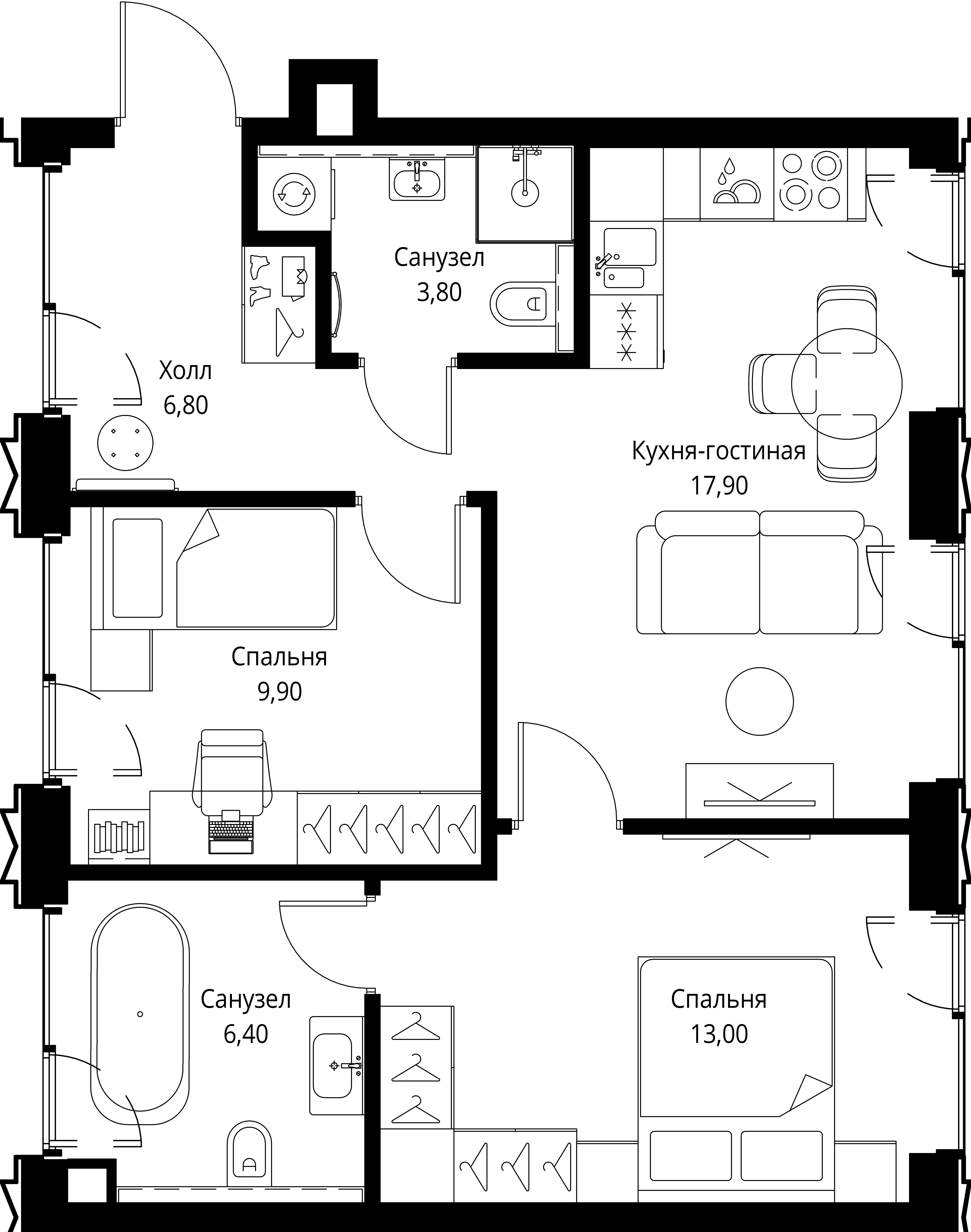 Квартира №503025
