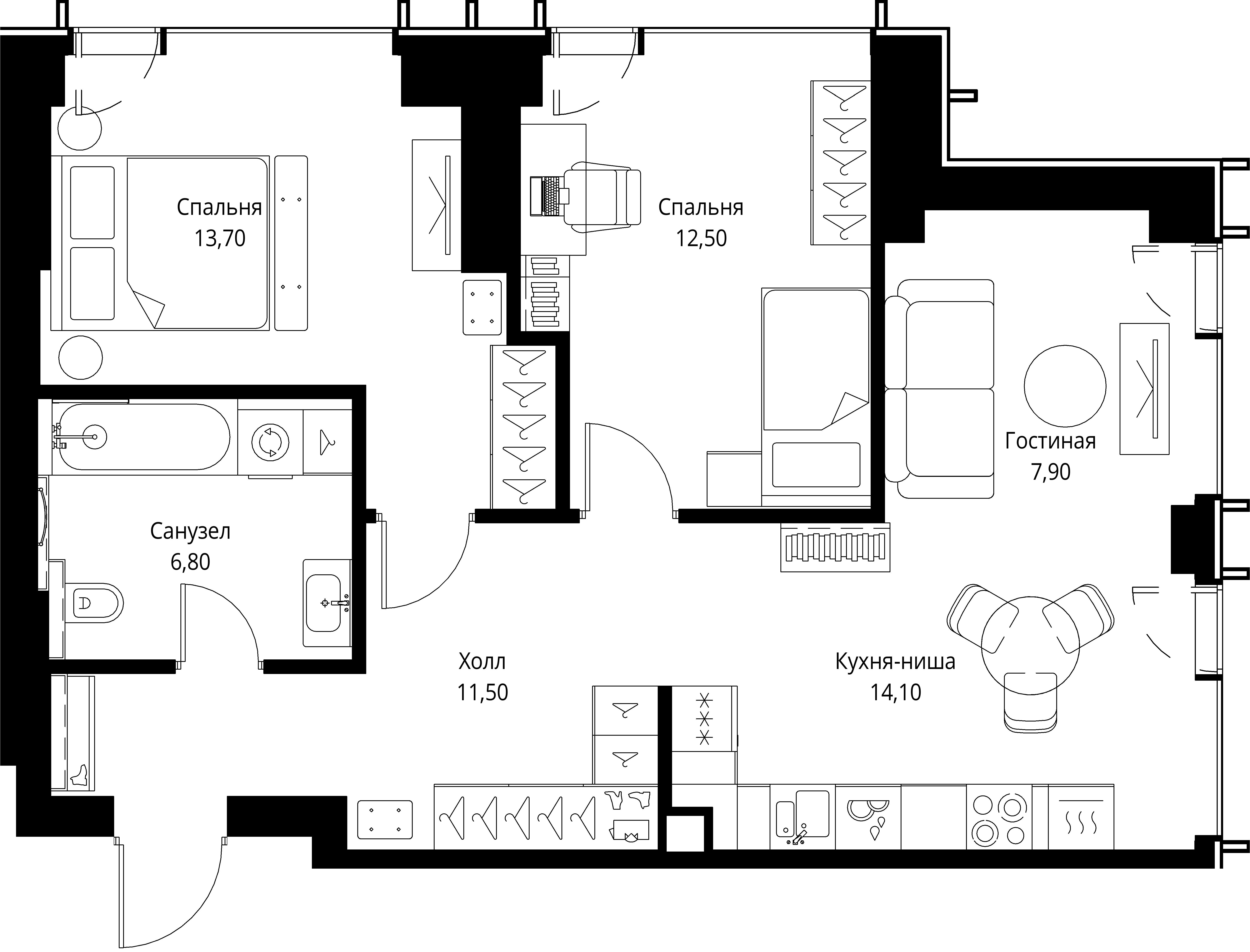 Квартира №503019