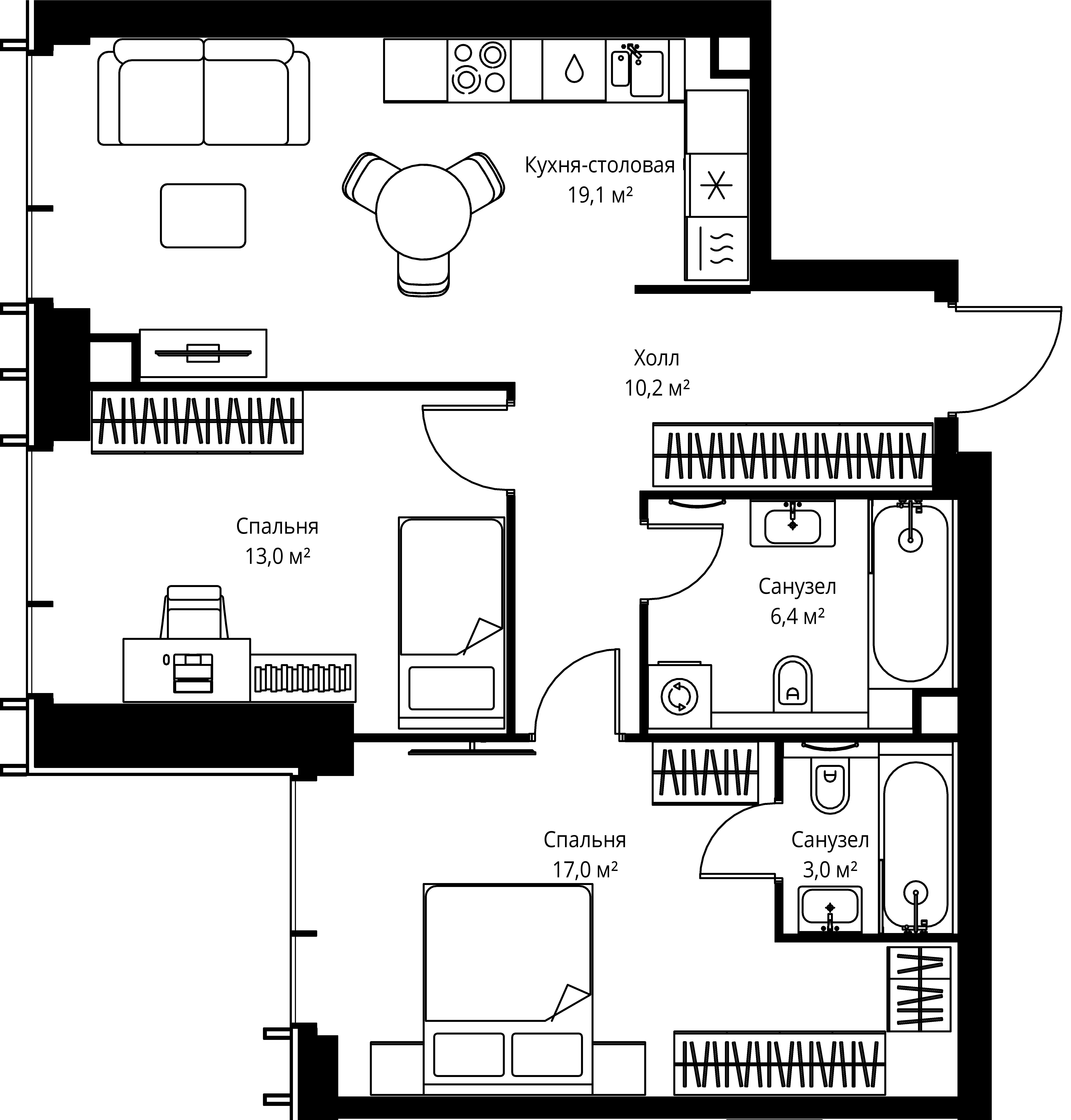 Квартира №531397