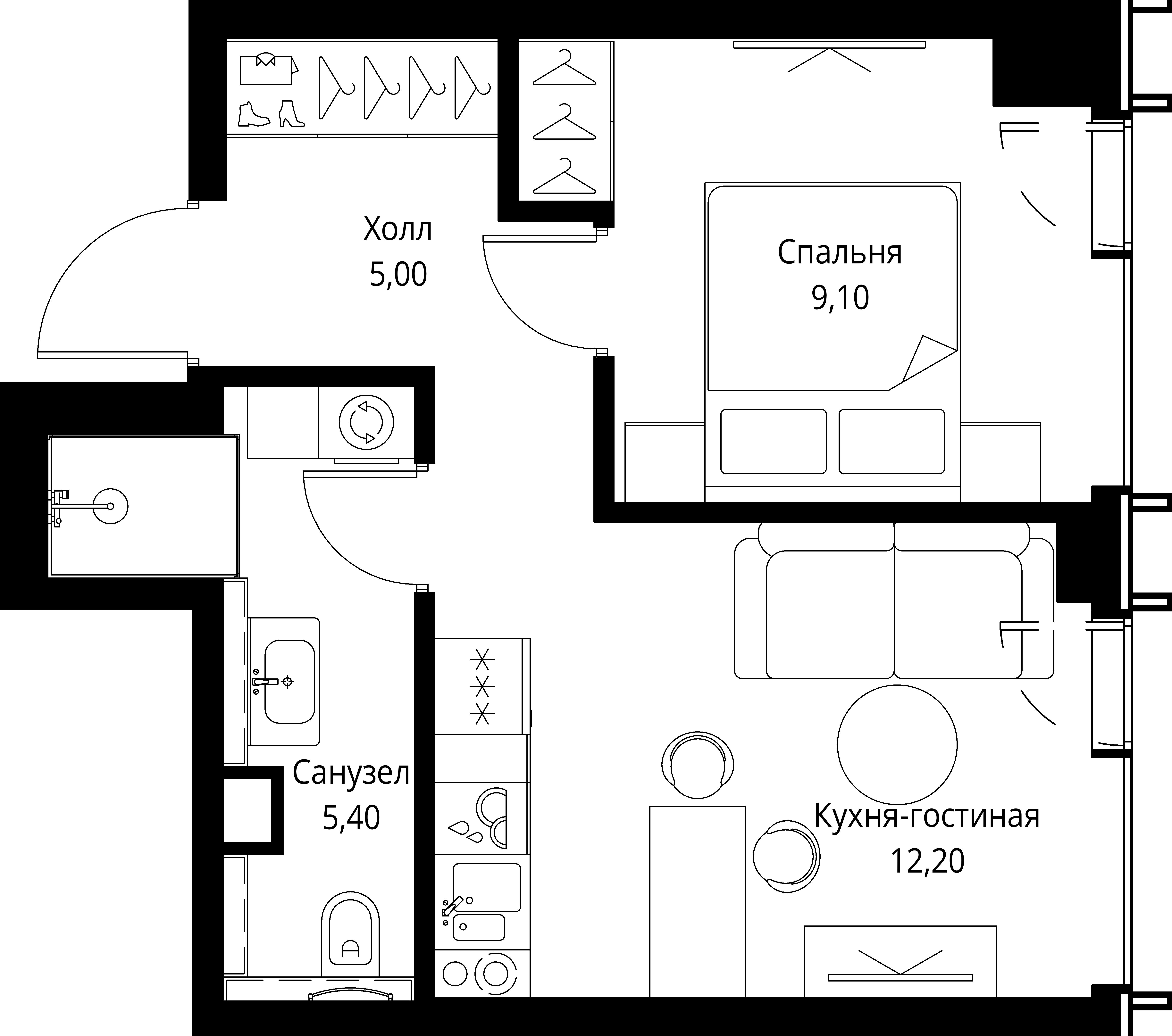 Квартира №533425
