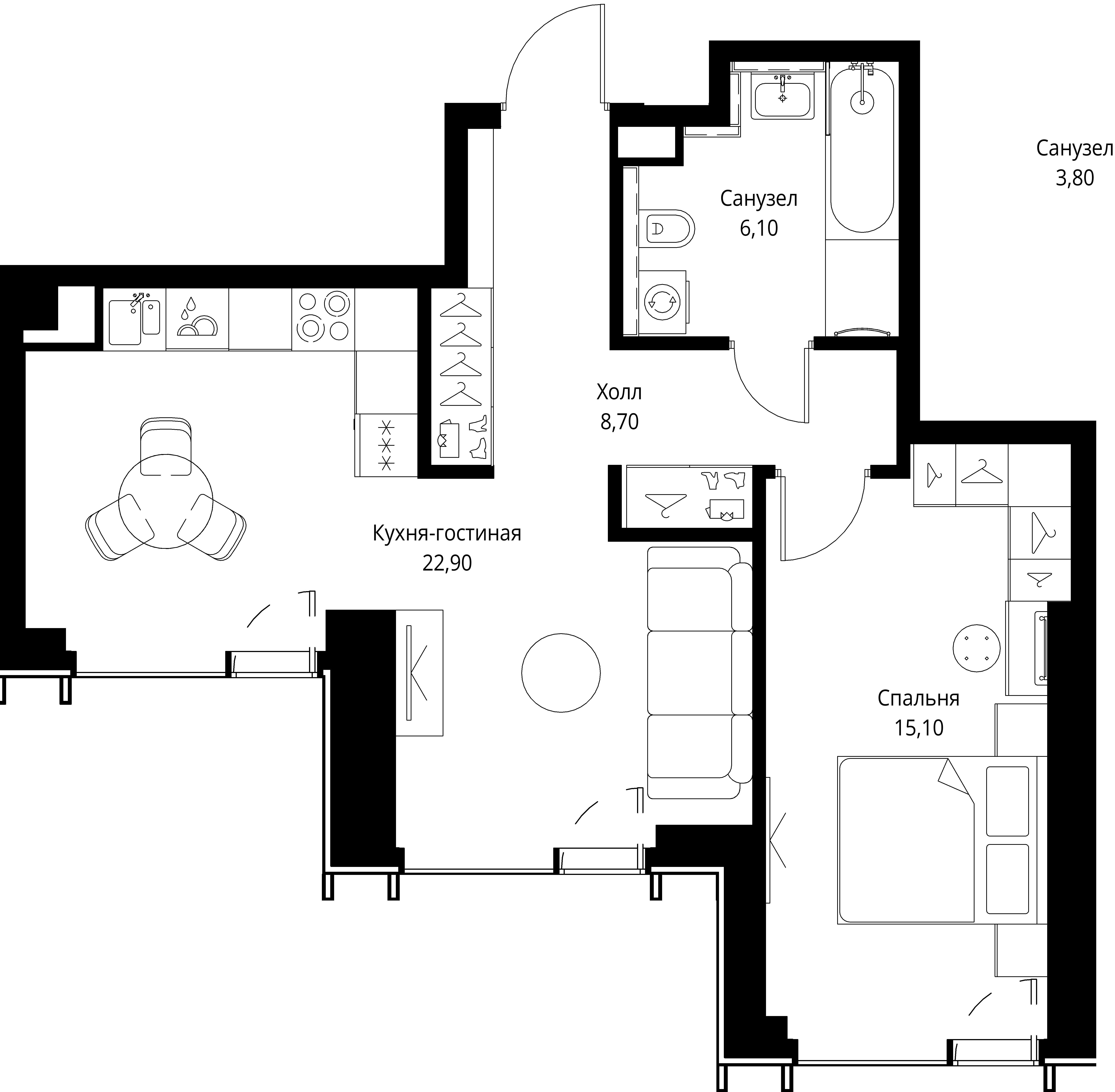 Квартира №533427