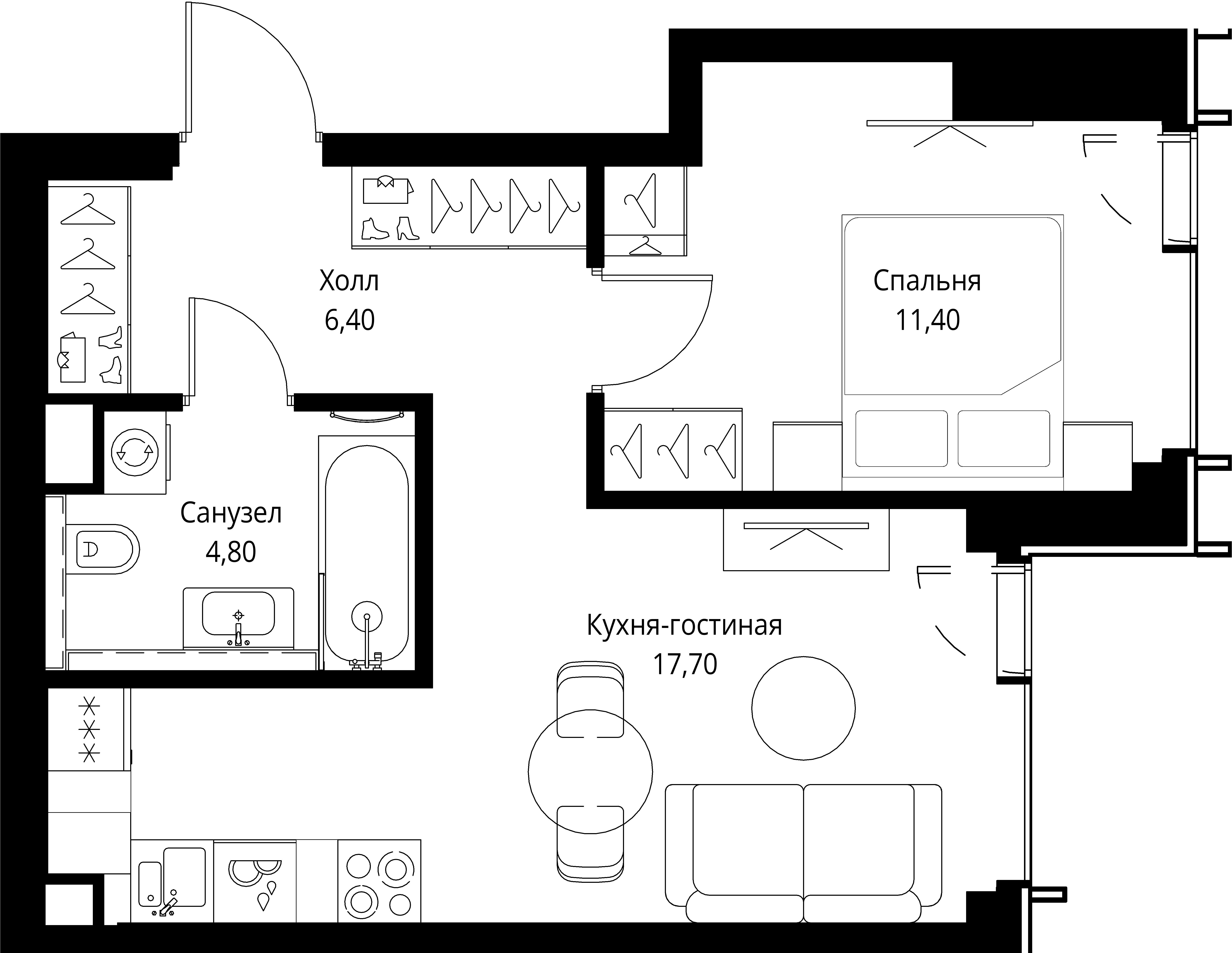 Квартира №539487