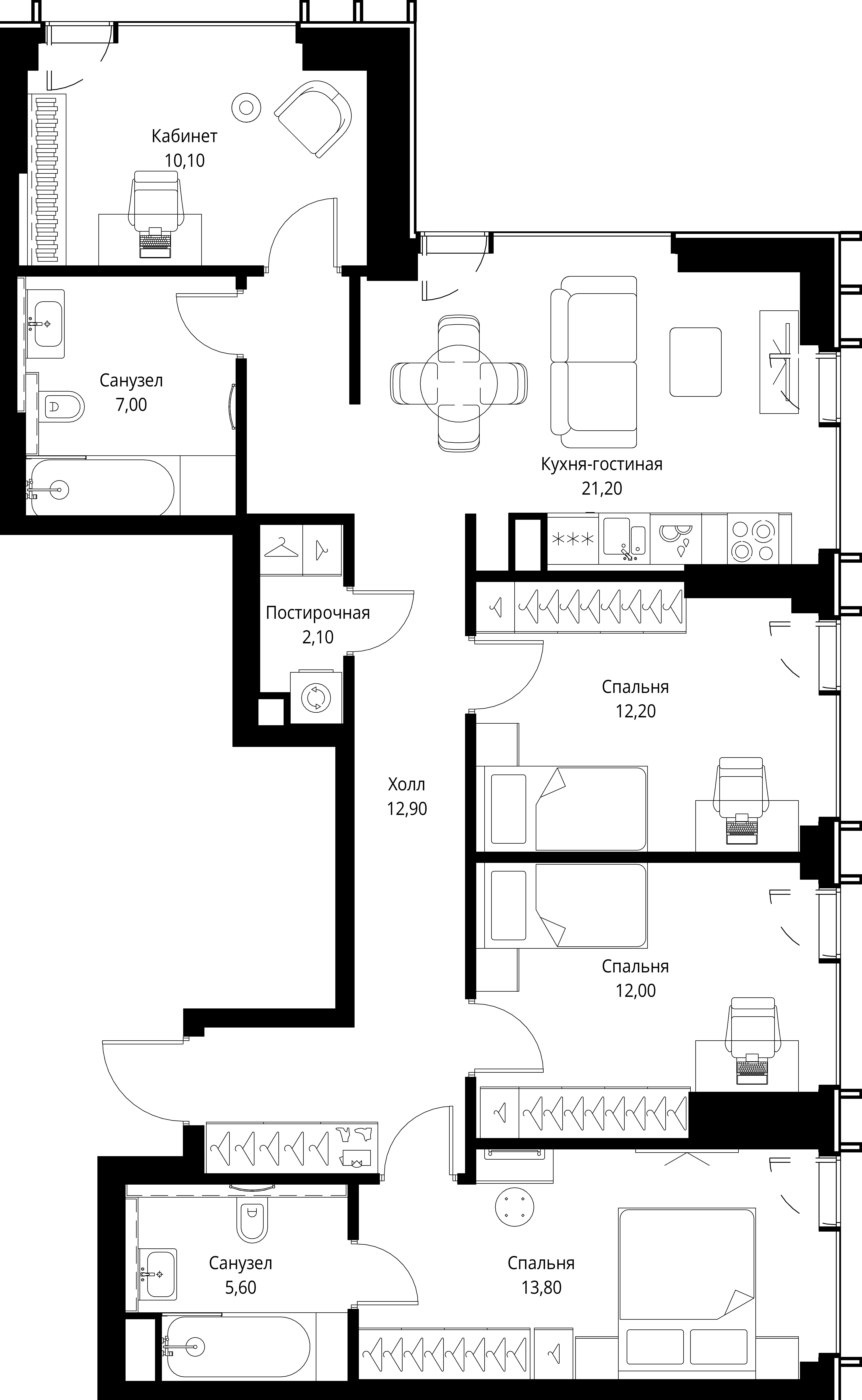 Квартира №542515