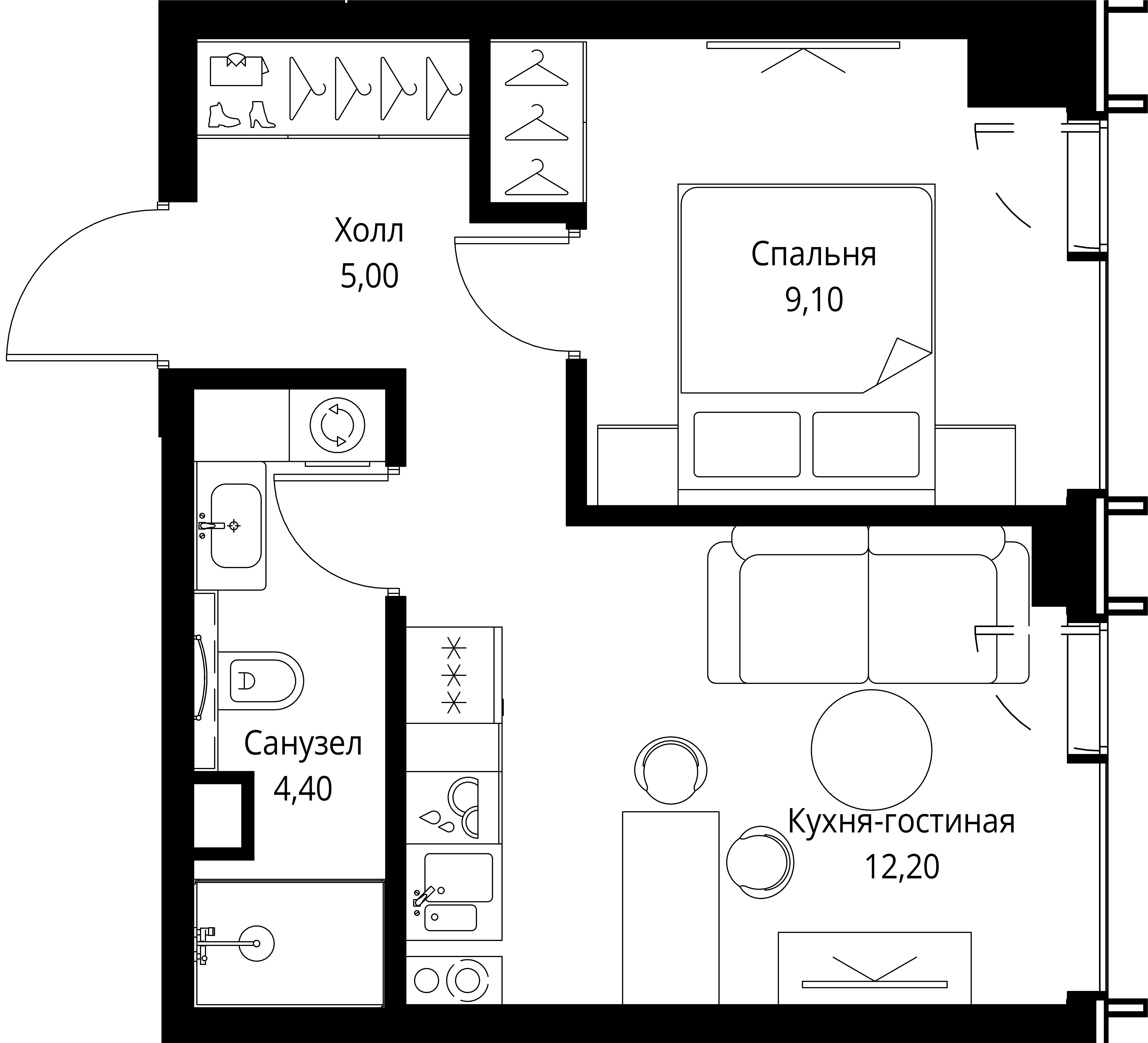 Квартира №542517