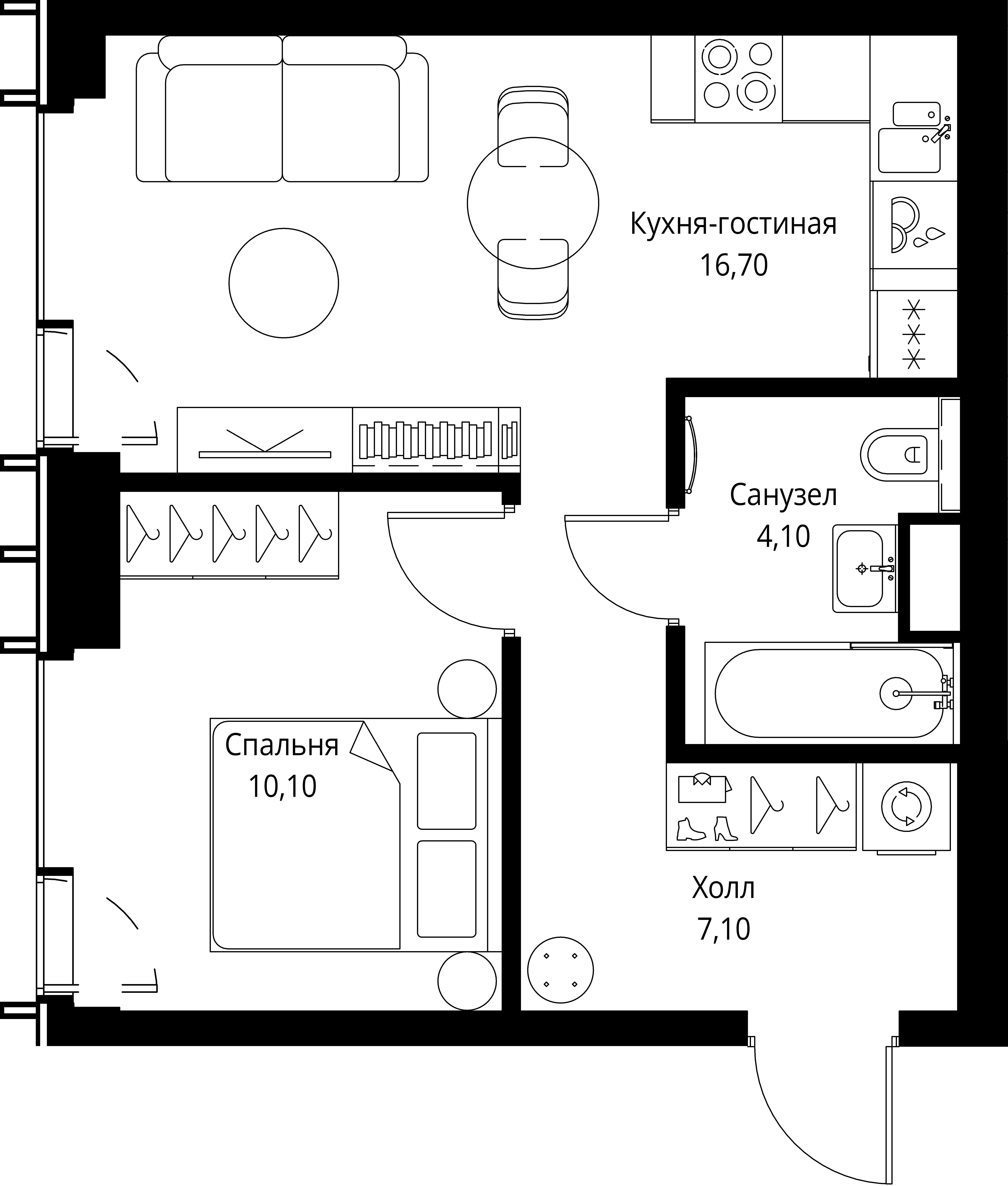 Квартира №542521