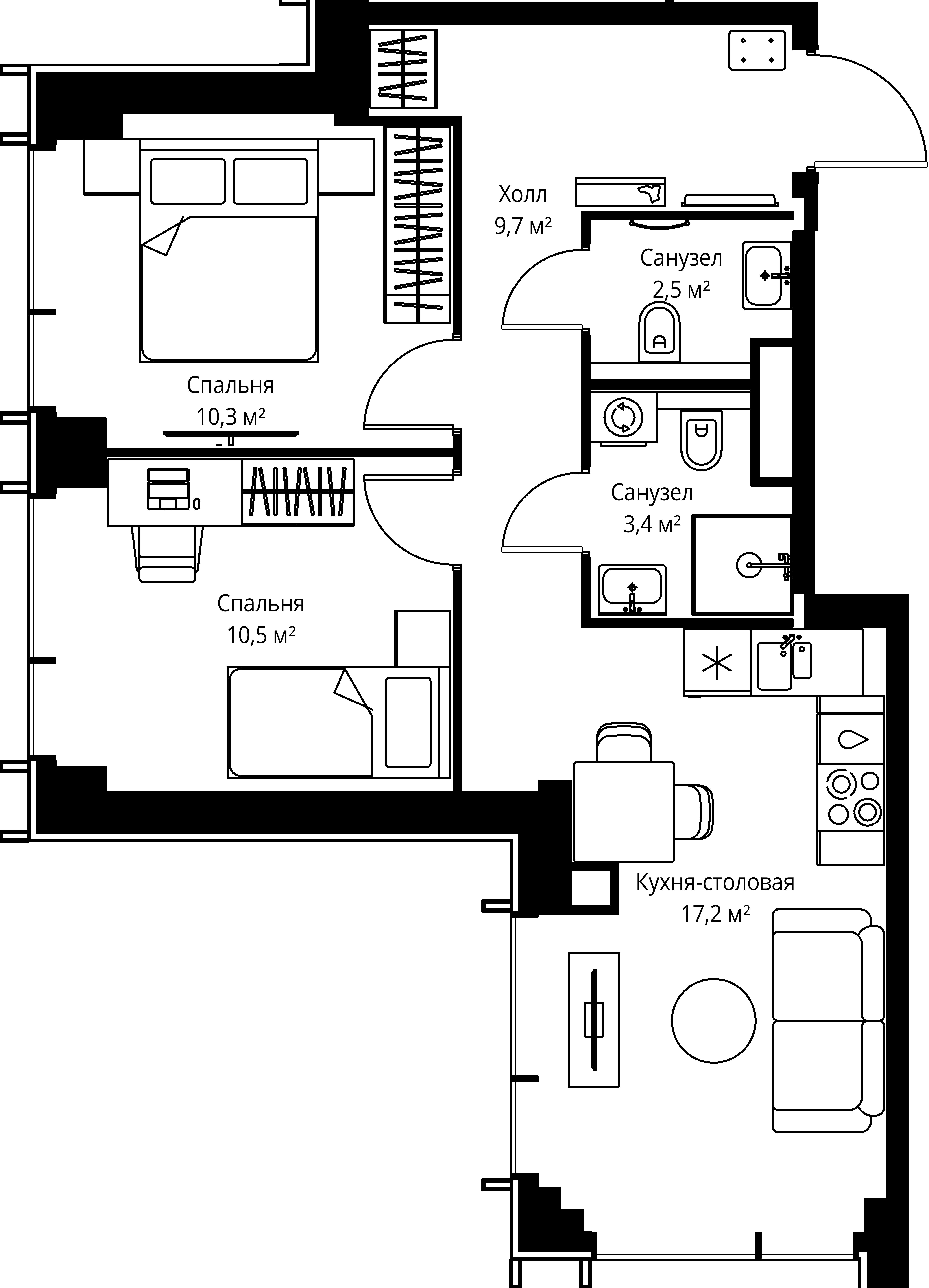 Квартира №543529