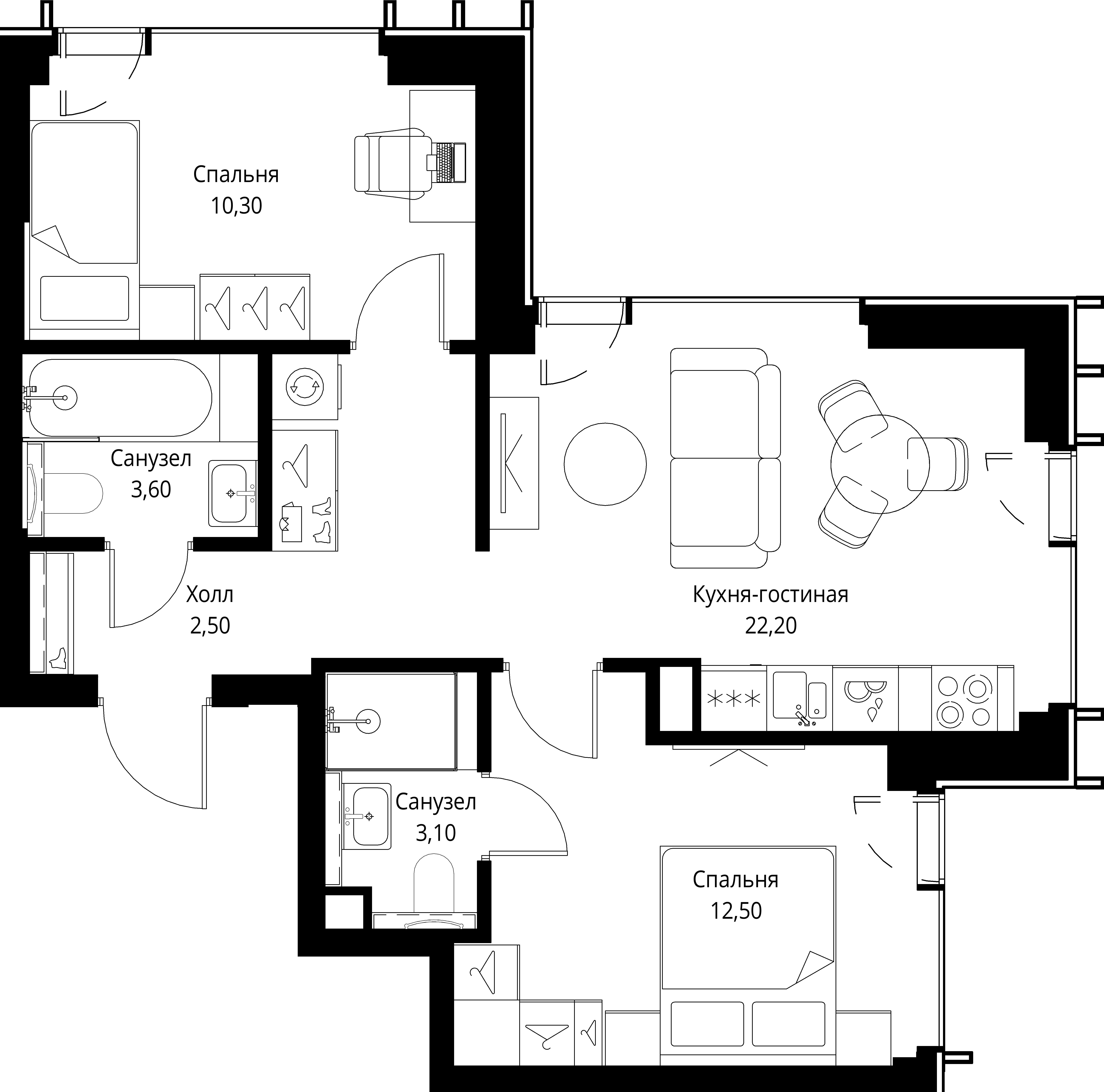 Квартира №551584