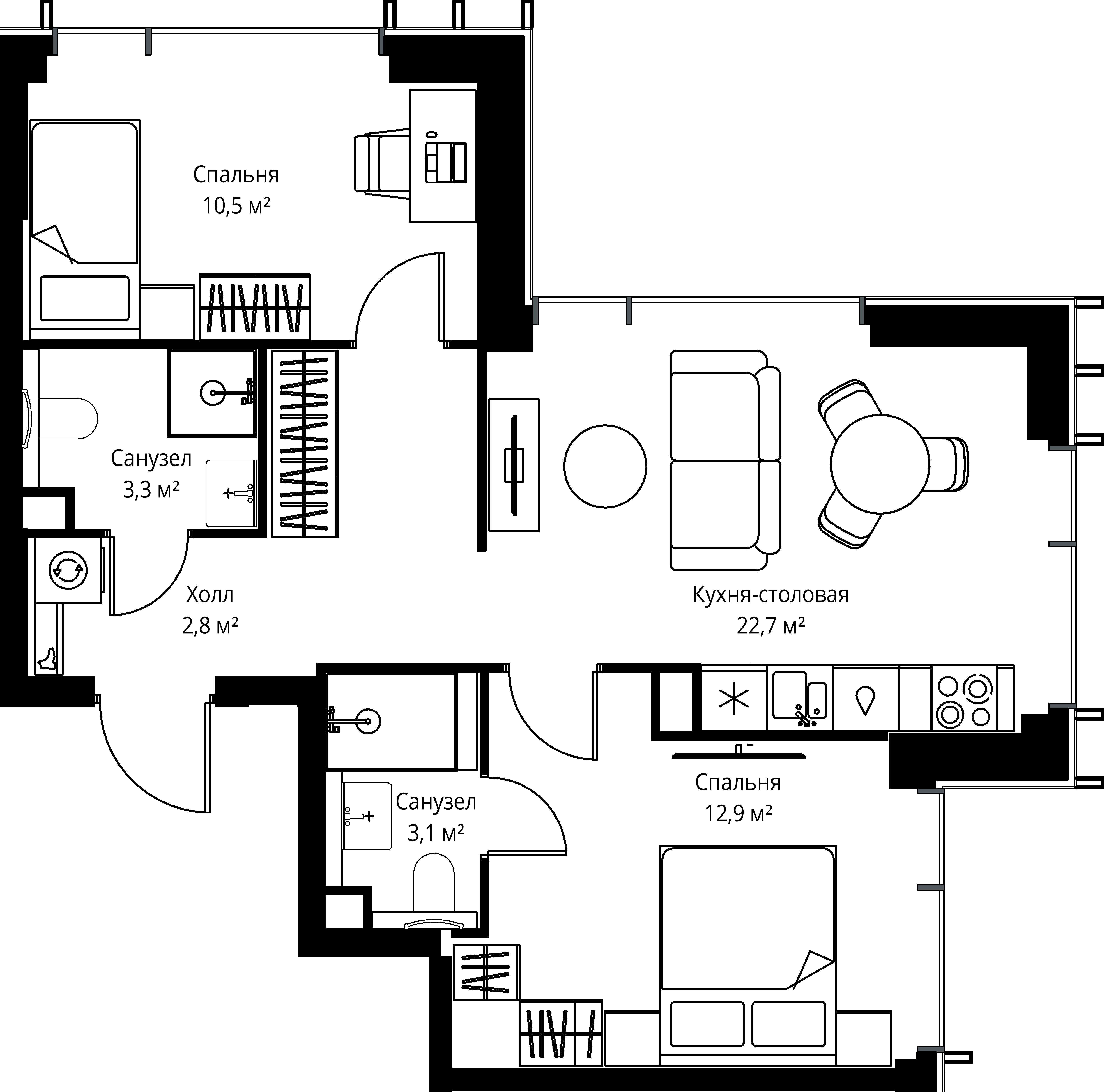 Квартира №552591