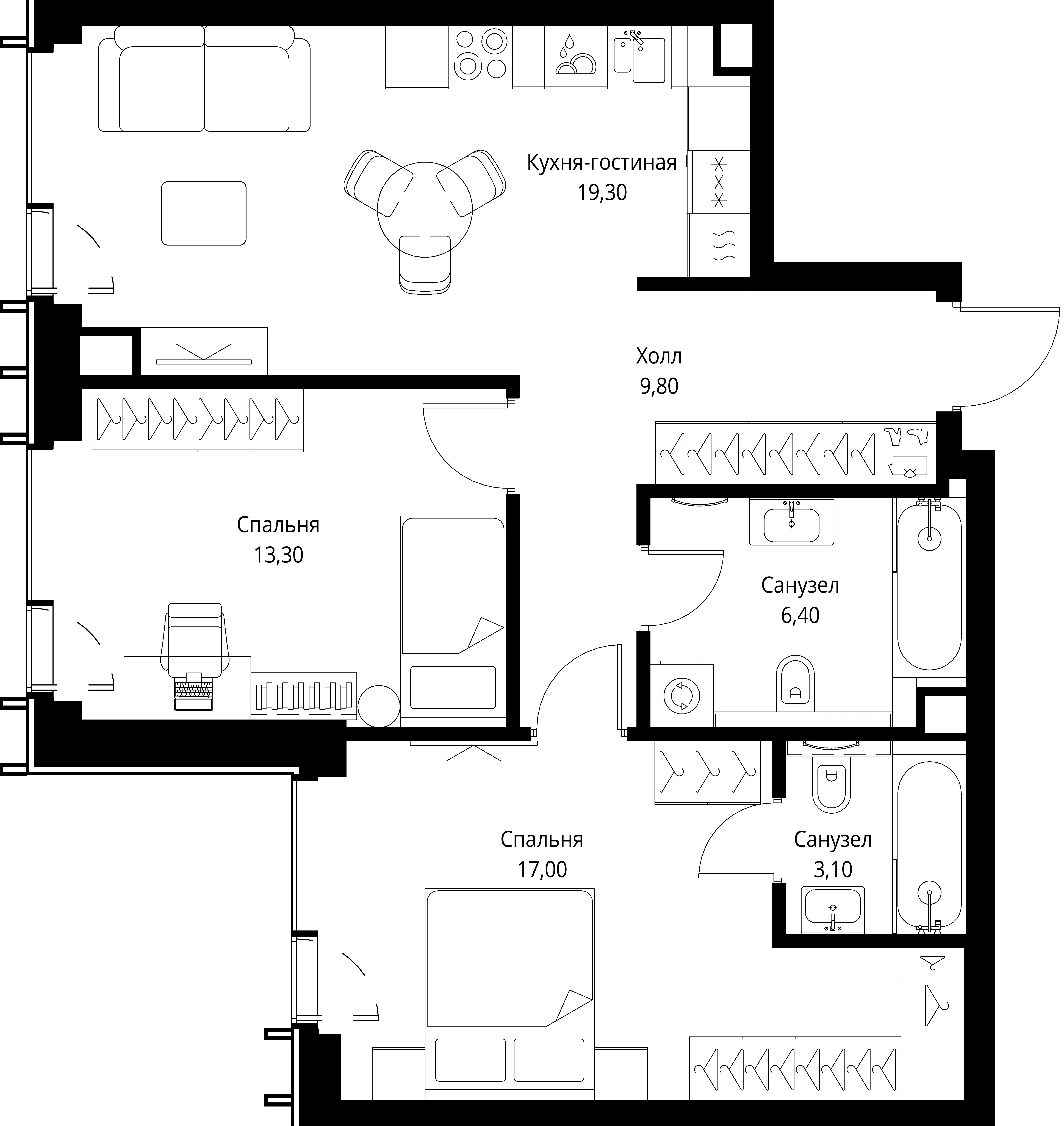 Квартира №554603