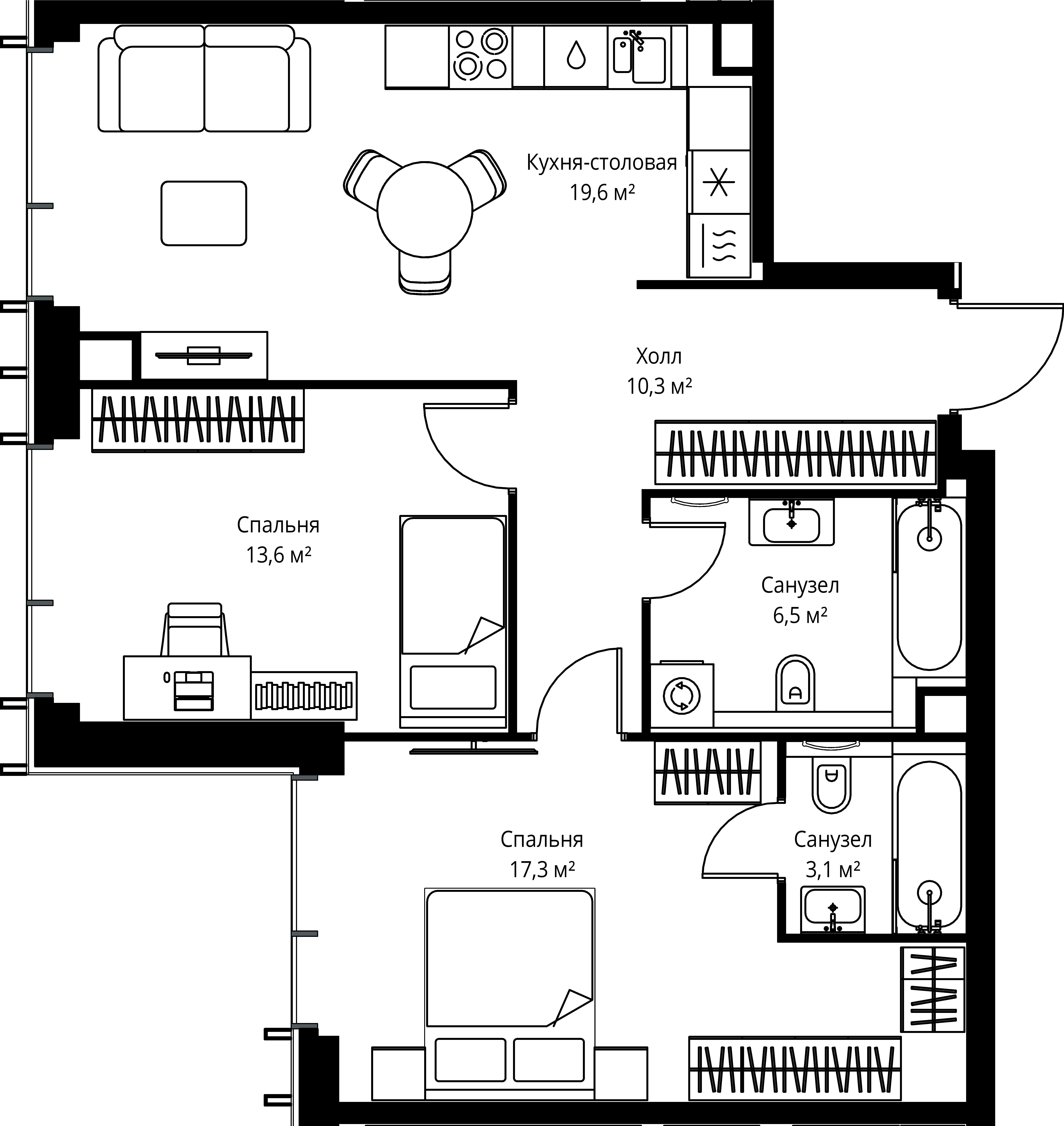 Квартира №555610