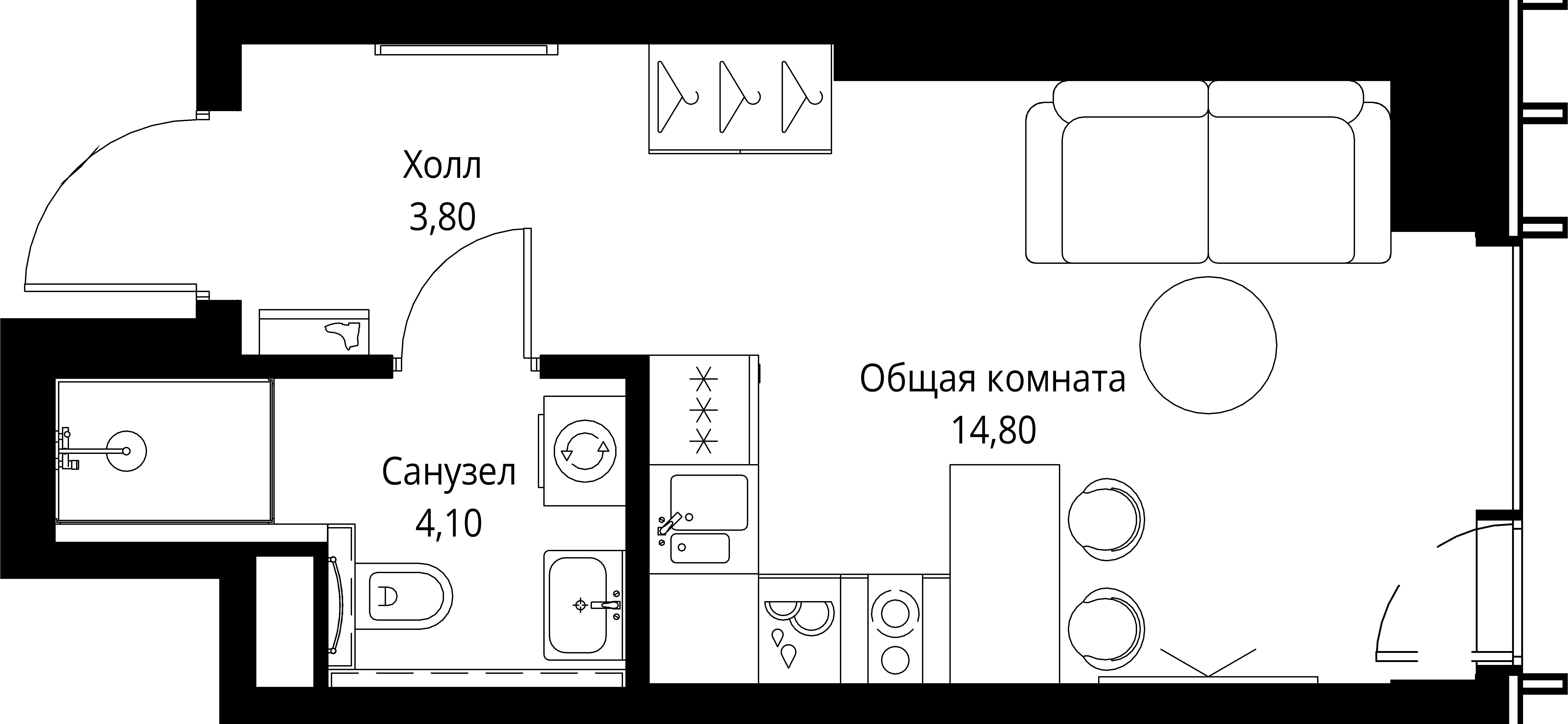 Квартира №611119