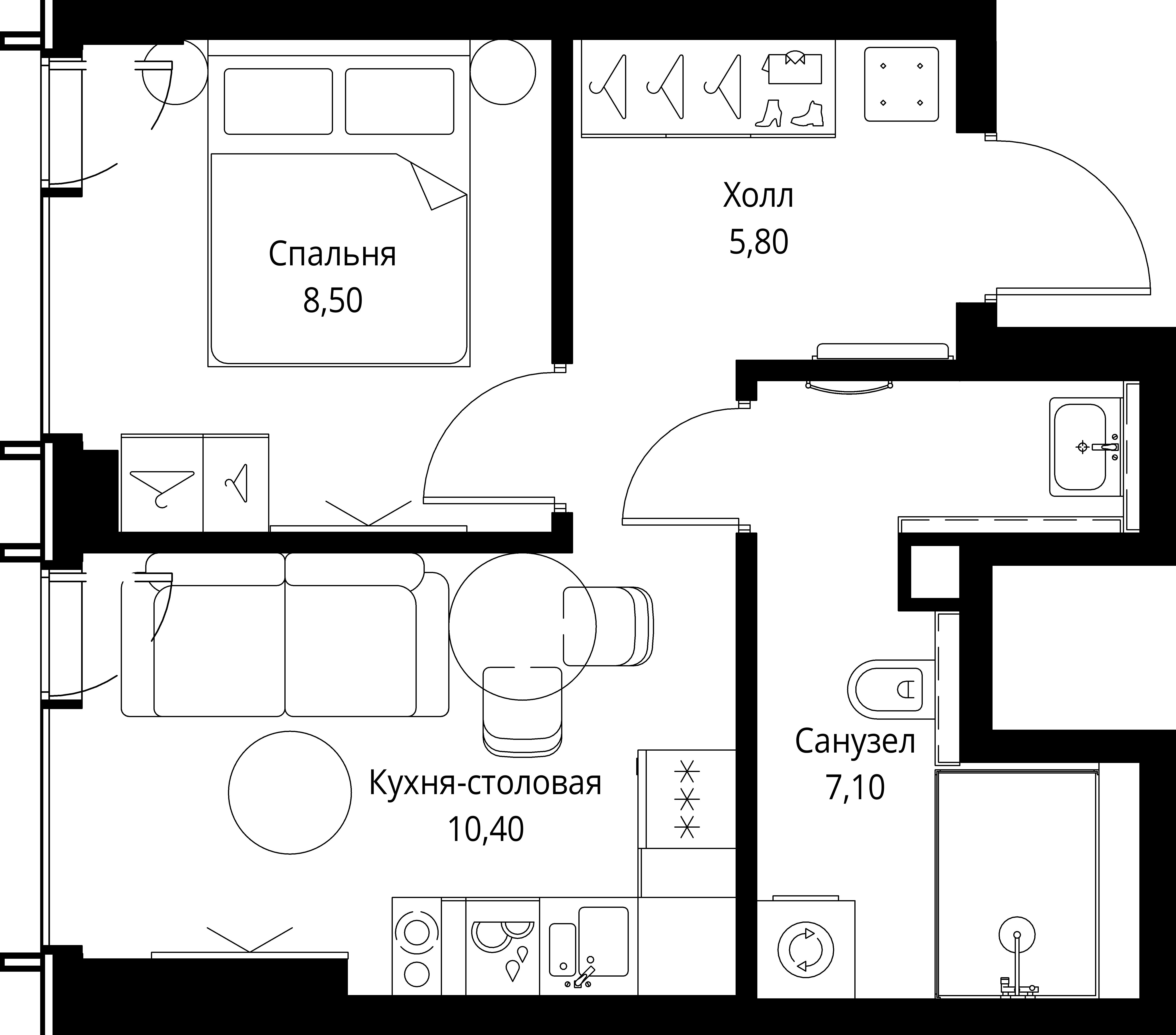 Квартира №614163