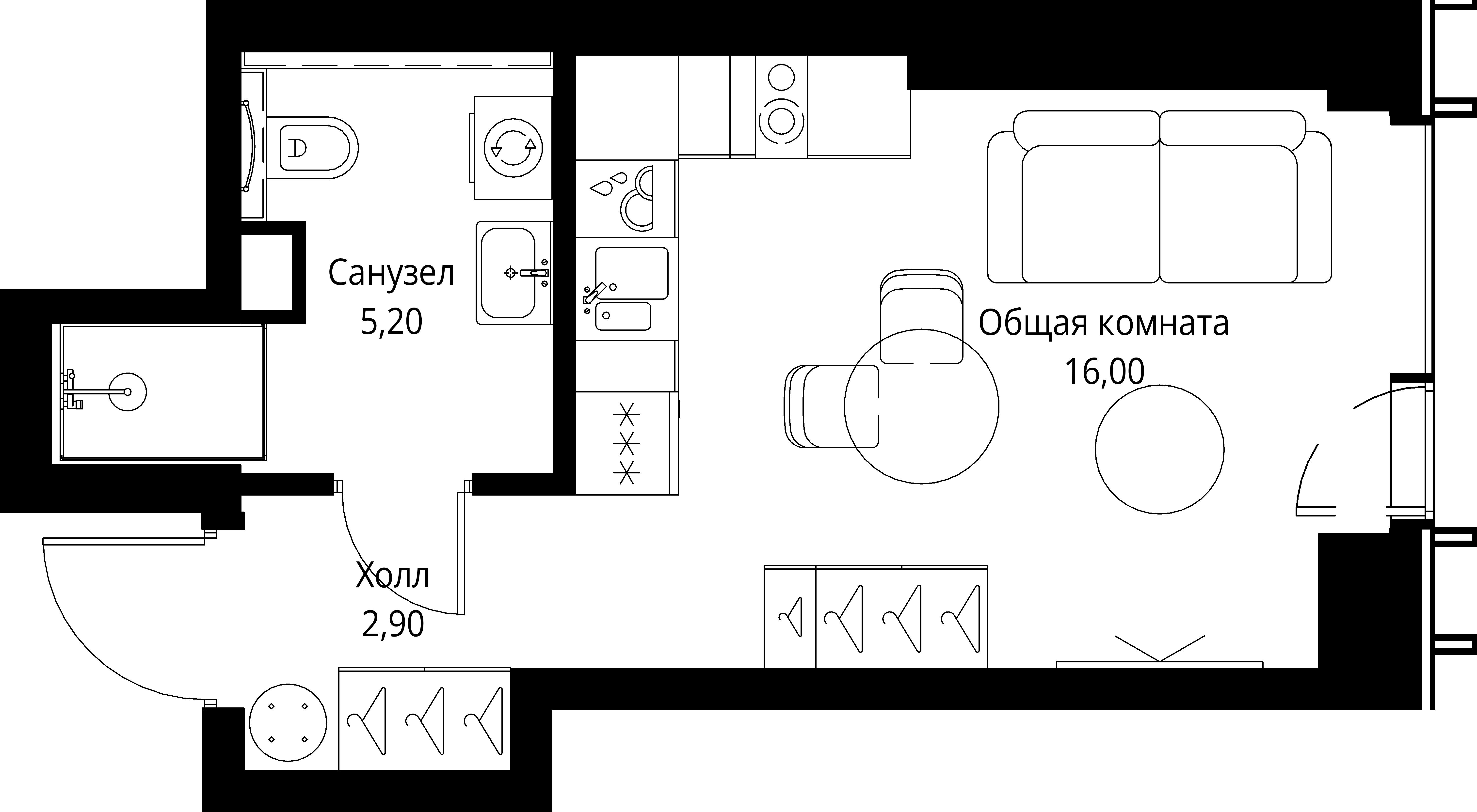 Квартира №614155