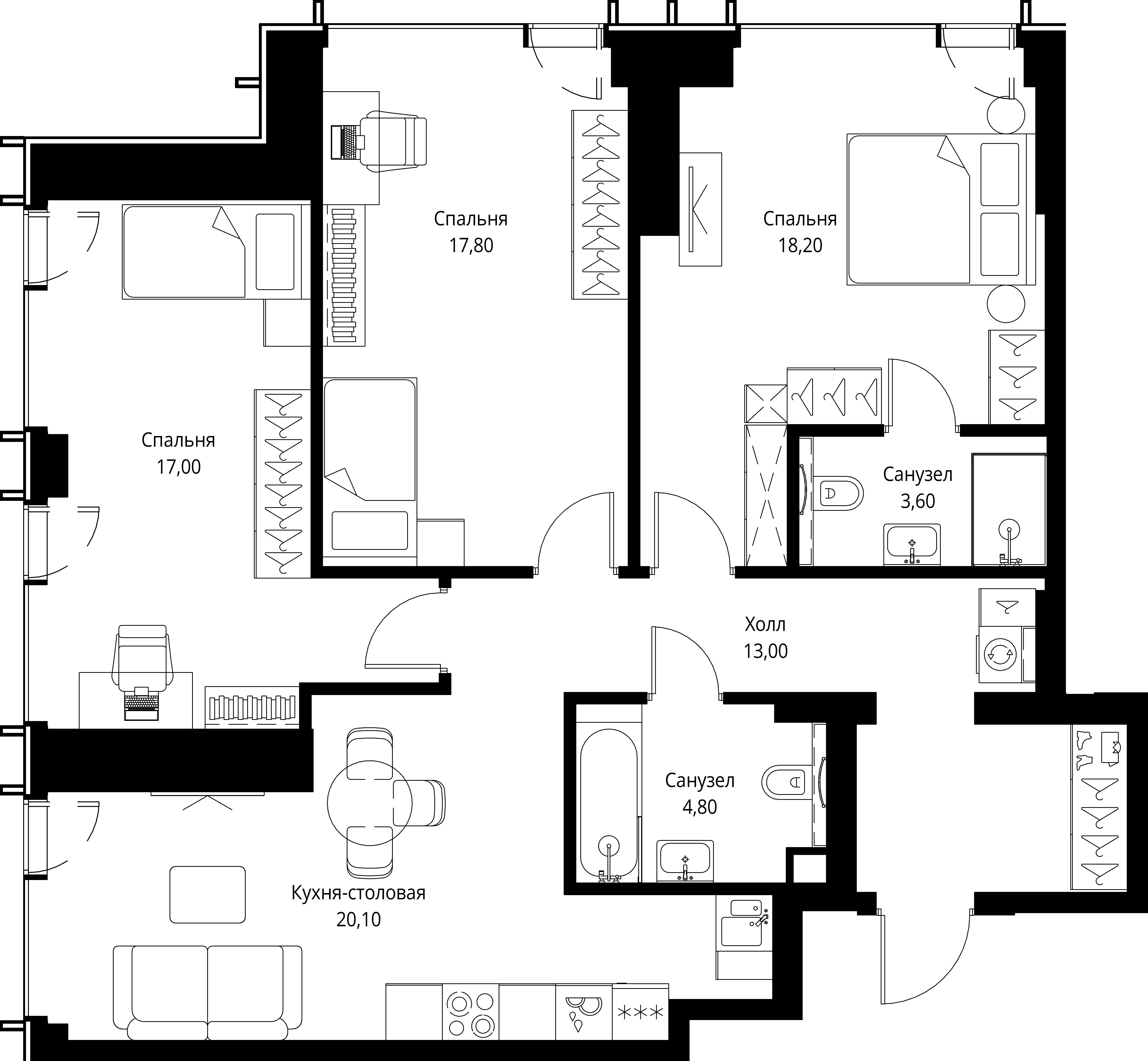 Квартира №615166