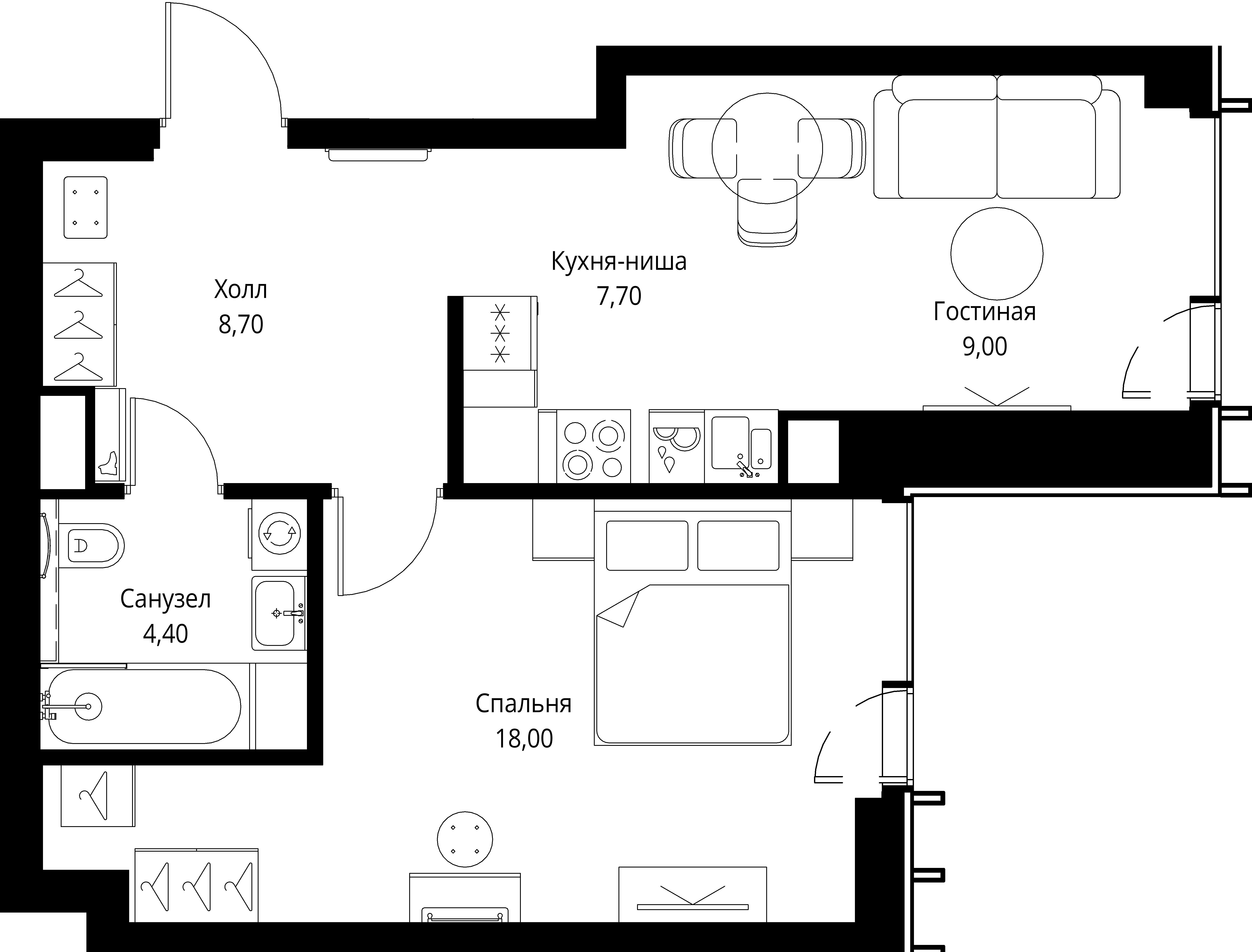 Квартира №624286