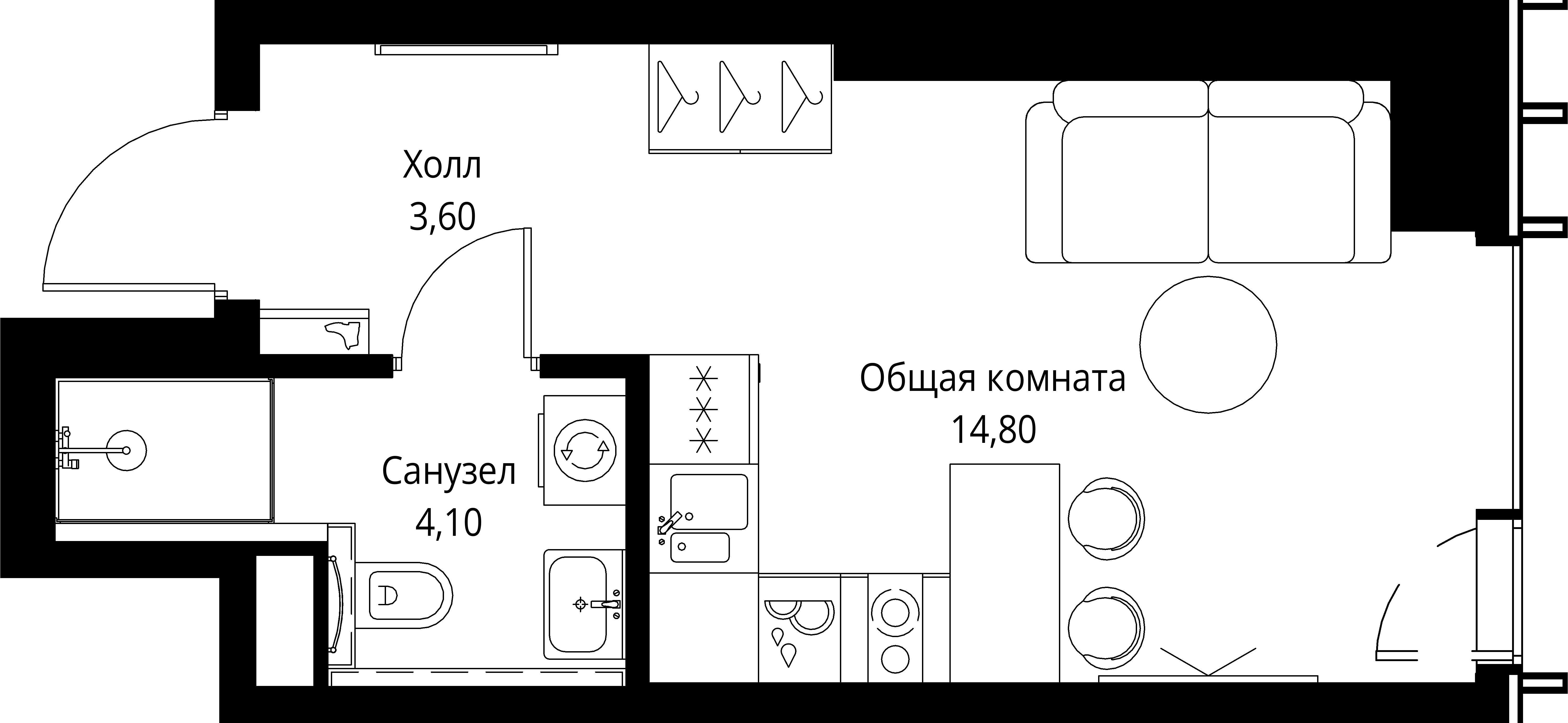 Квартира №628338