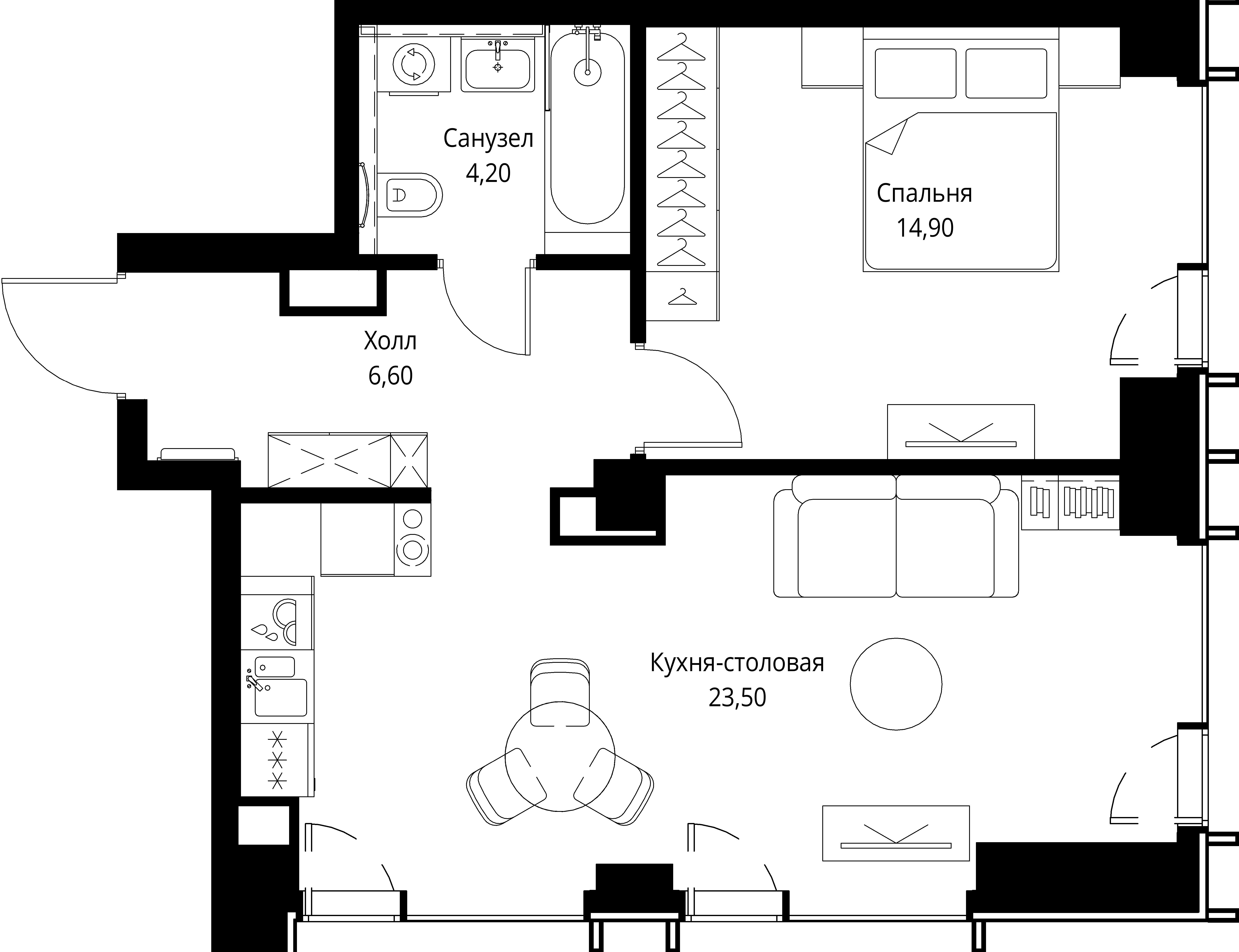 Квартира №628339