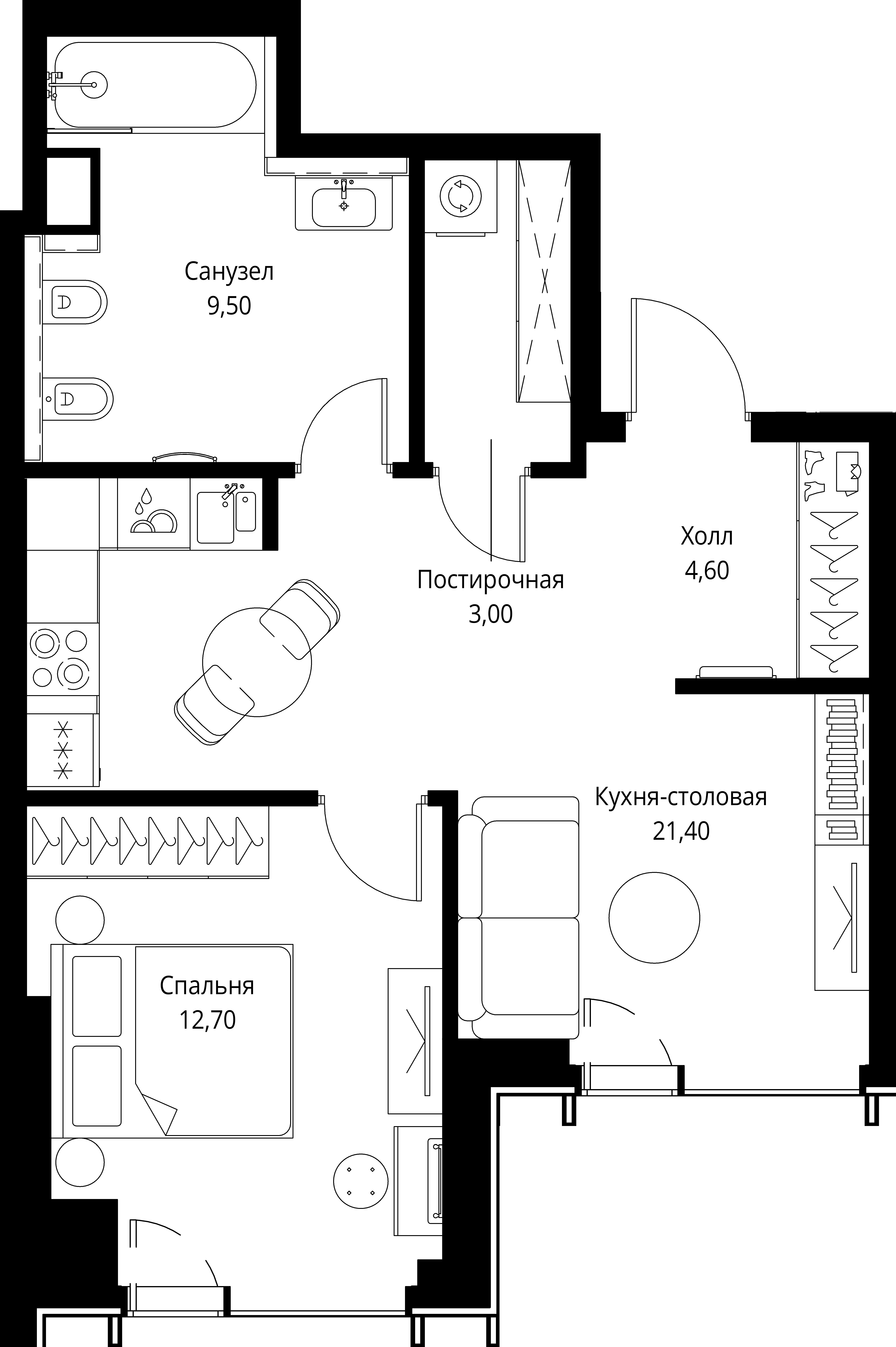 Квартира №628340