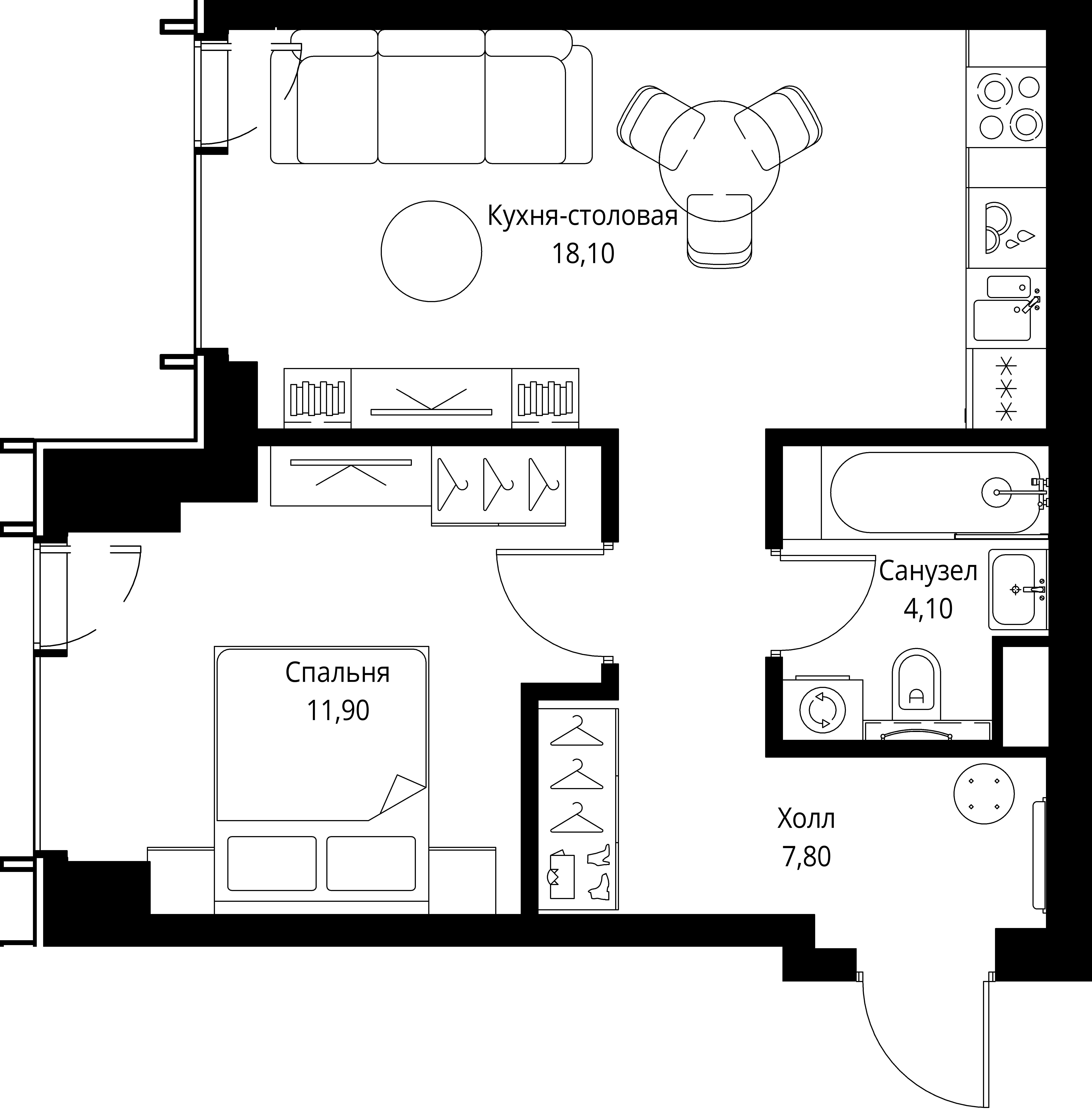 Квартира №633403