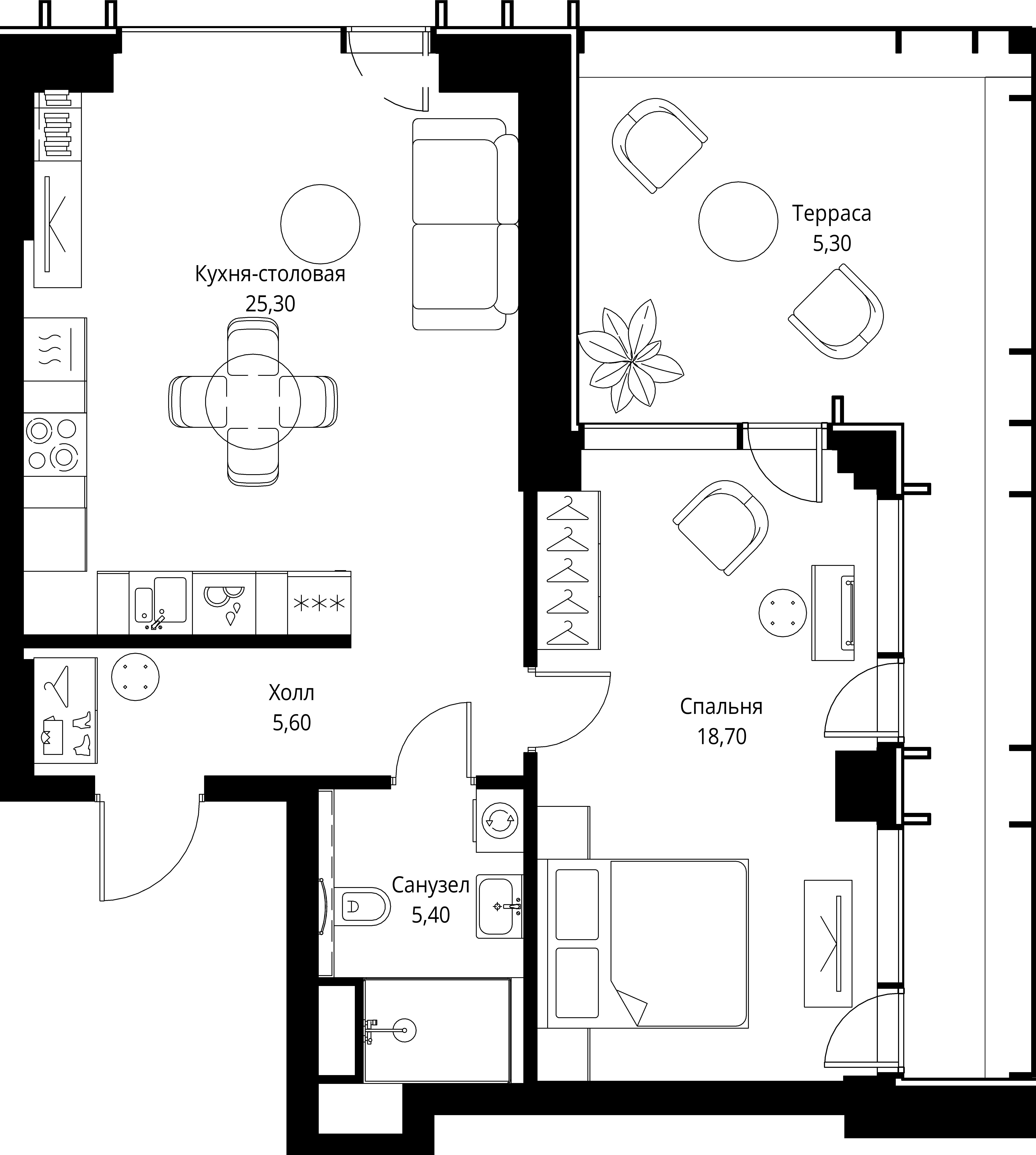 Квартира №633394