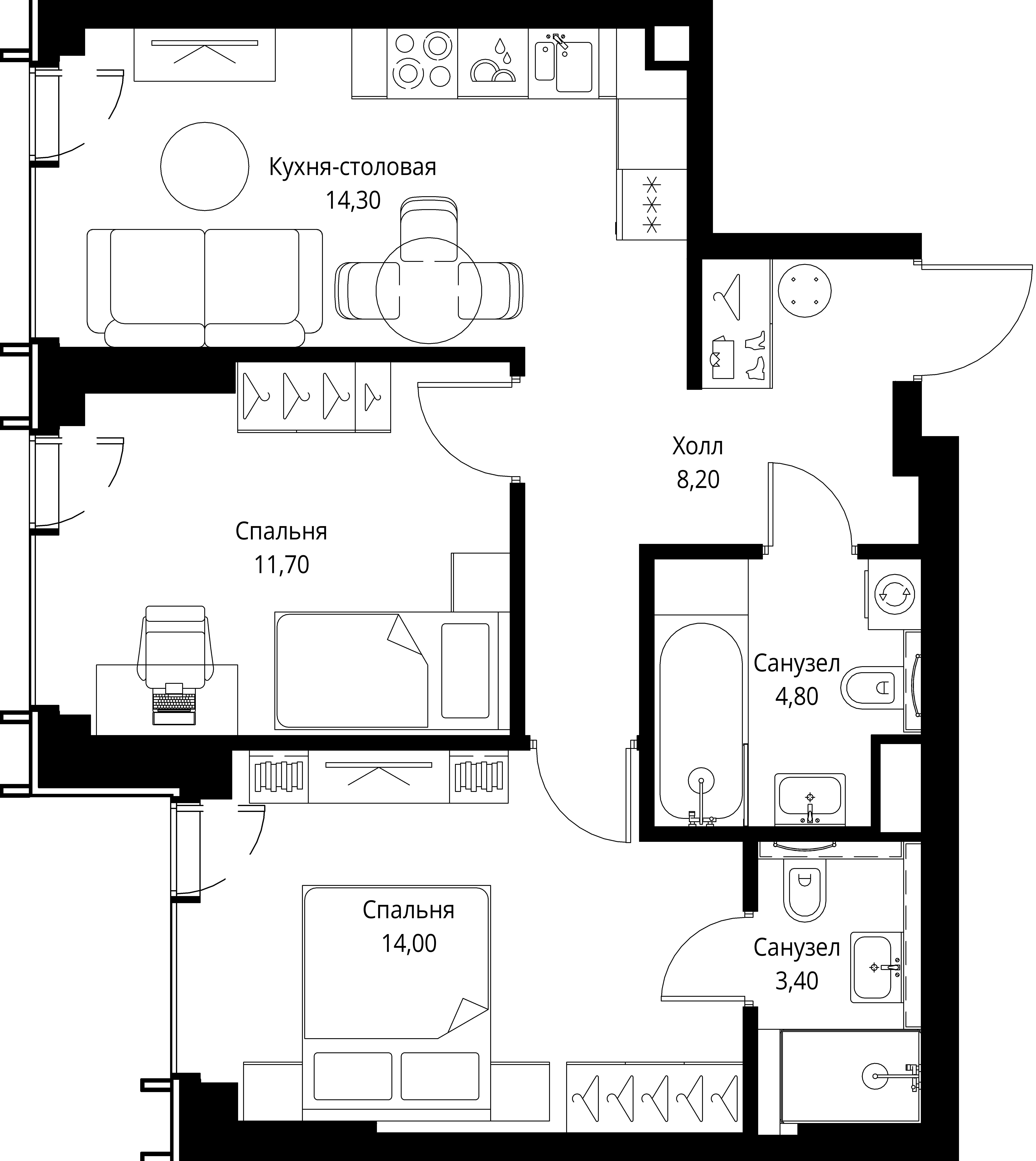 Квартира №639463