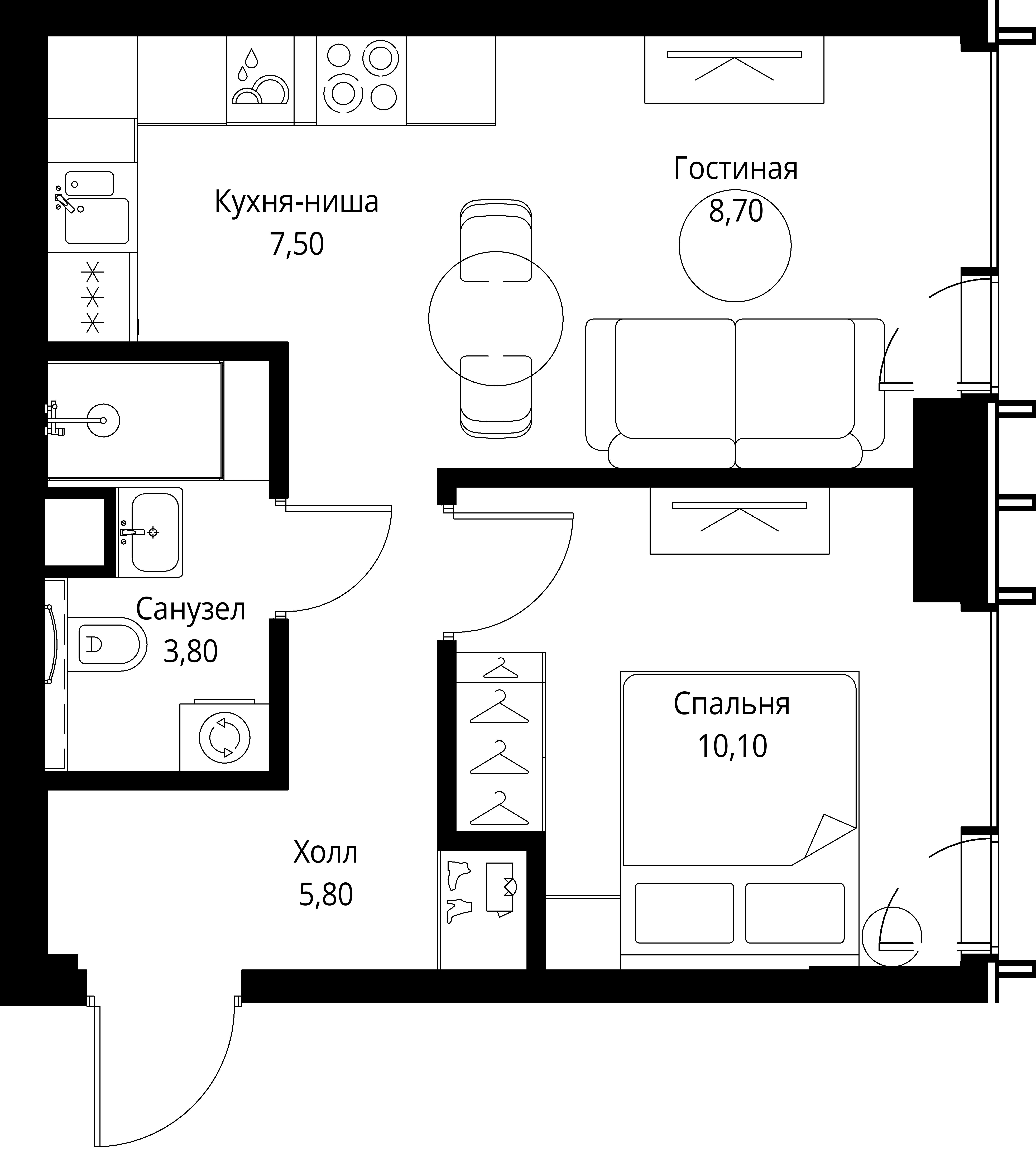 Квартира №639468