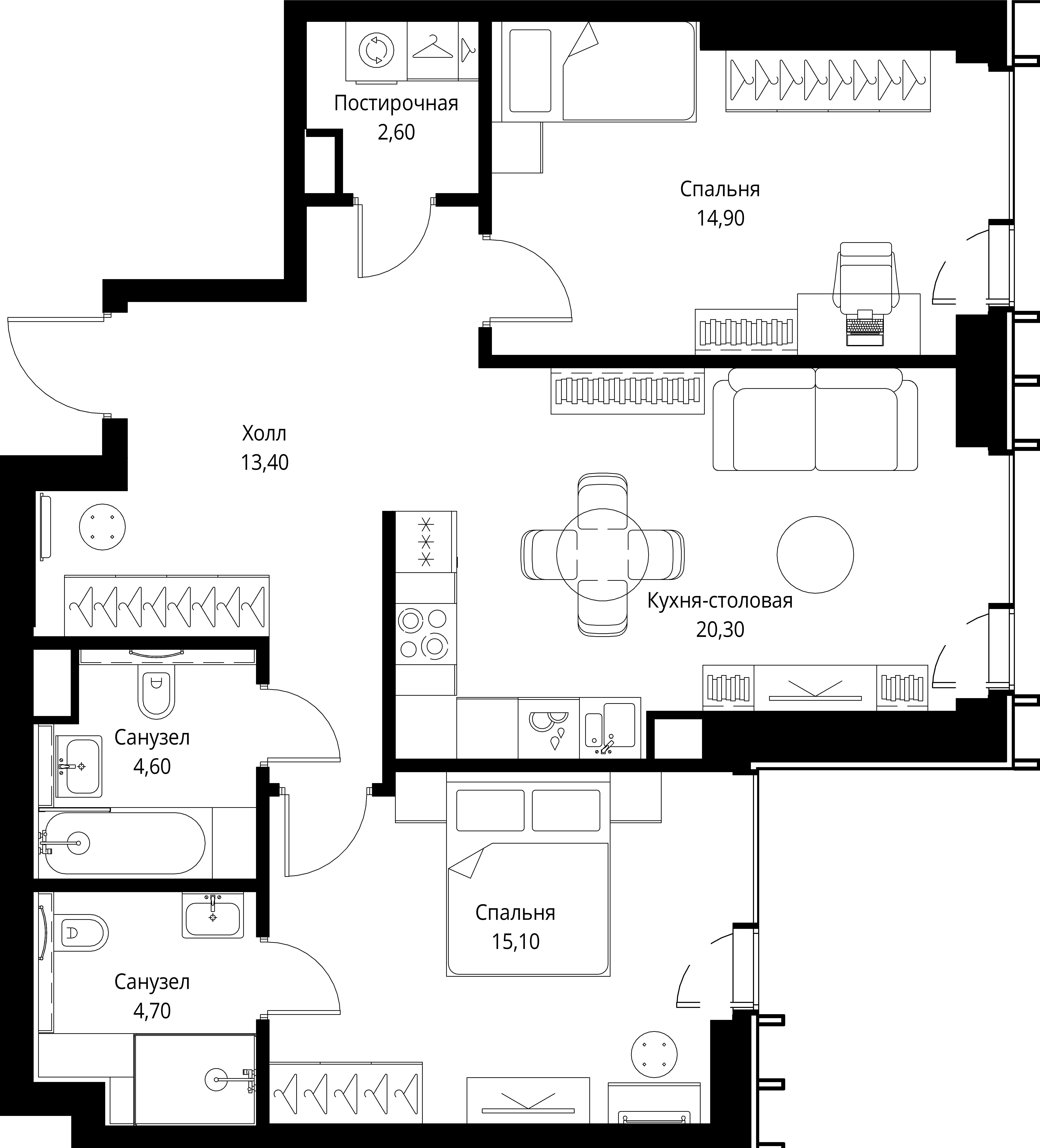 Квартира №643504