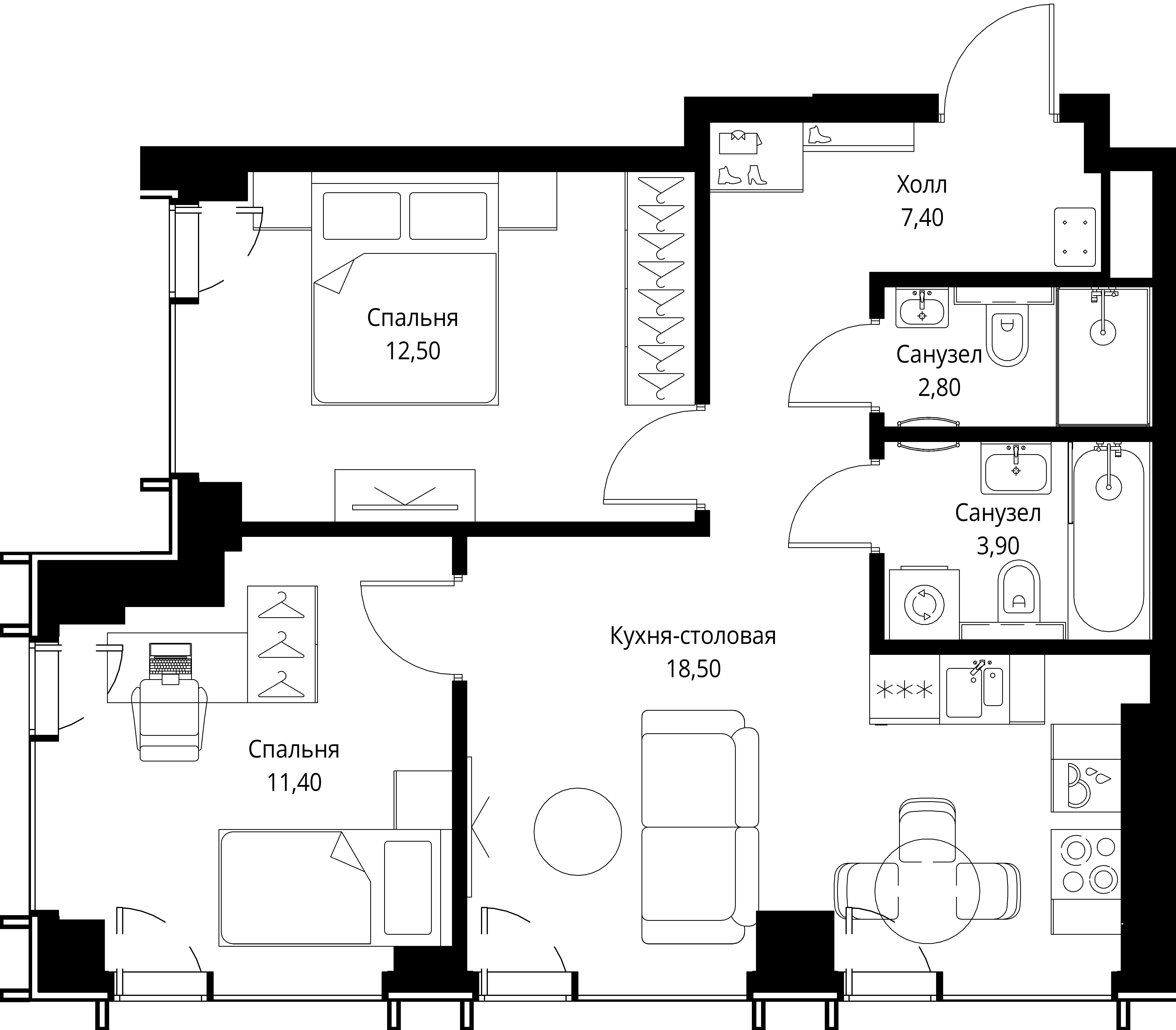 Квартира №643507