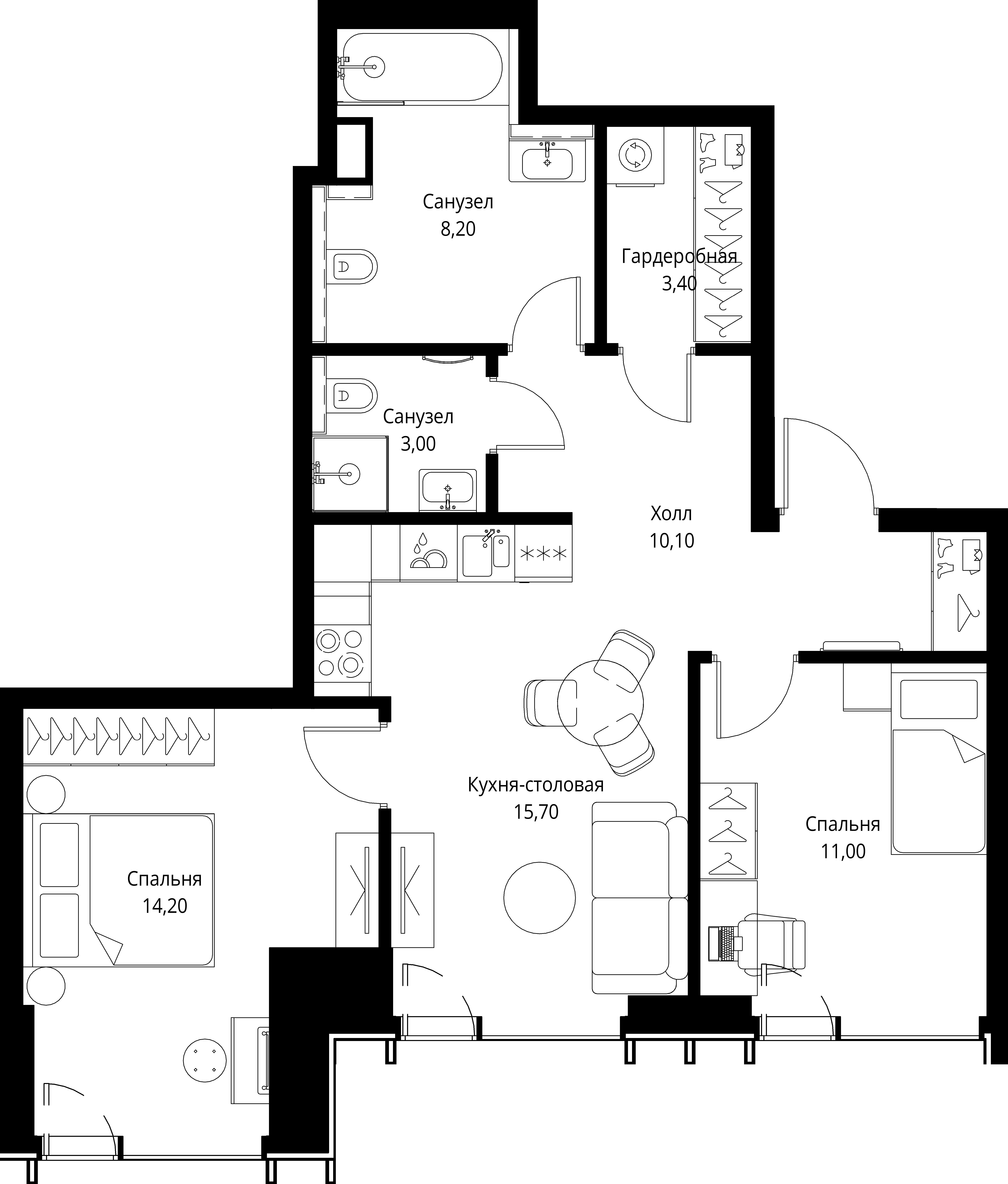 Квартира №607067