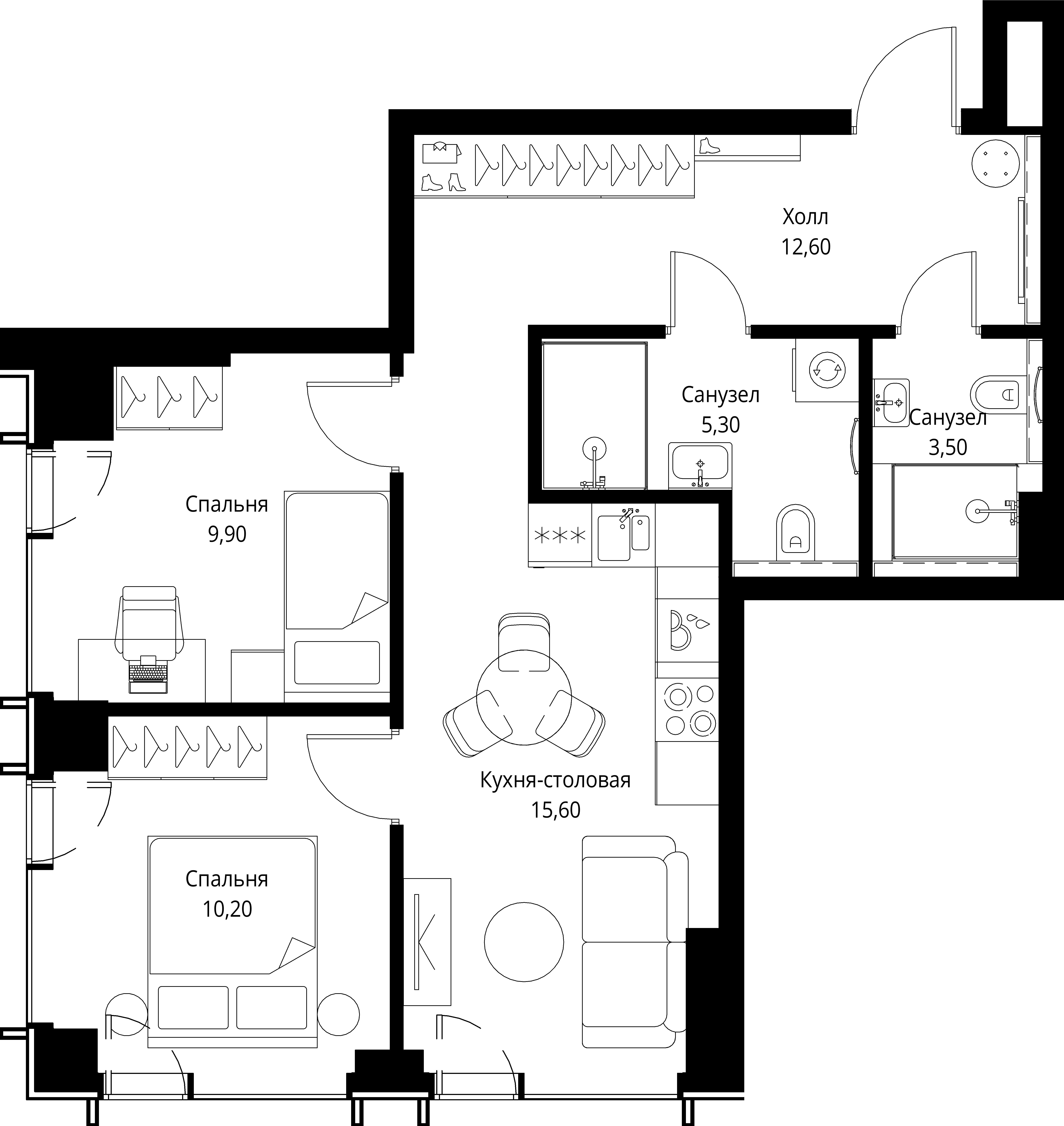 Квартира №607068