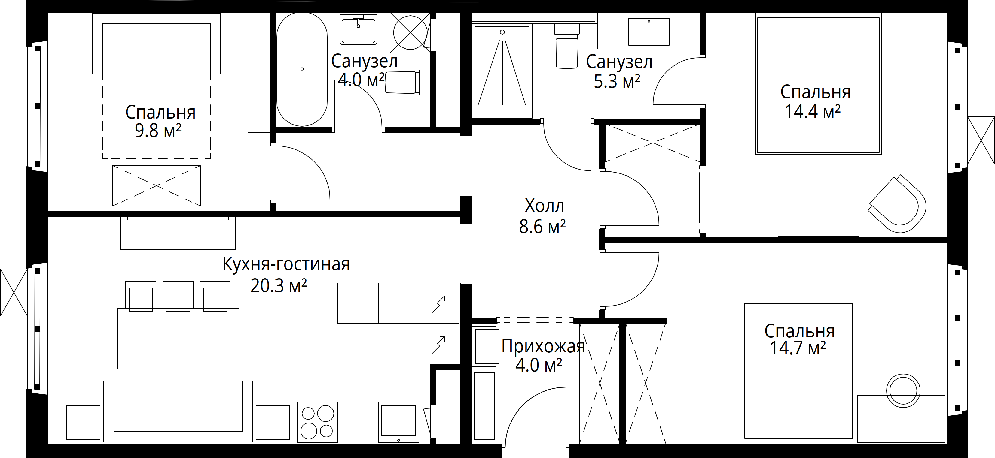 Планировка объекта