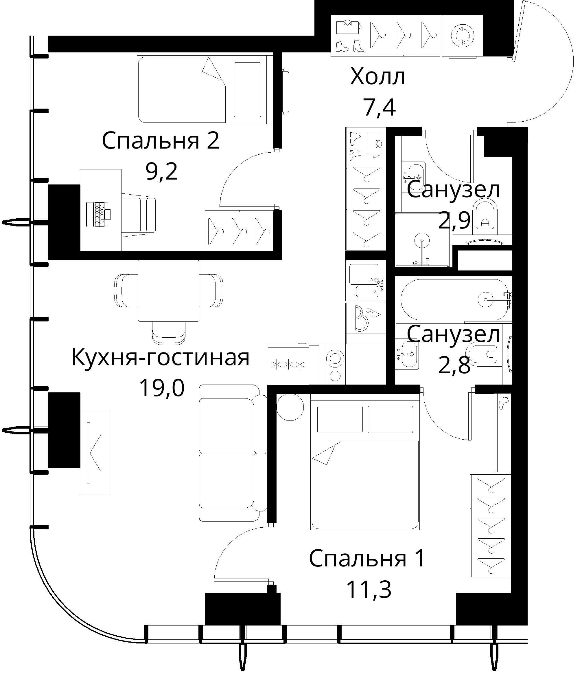 Планировка объекта