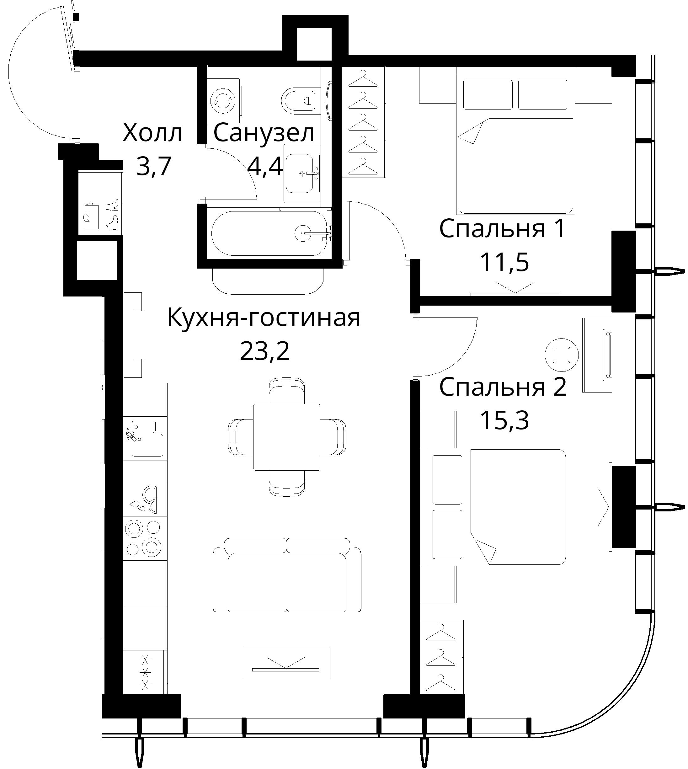 Планировка объекта