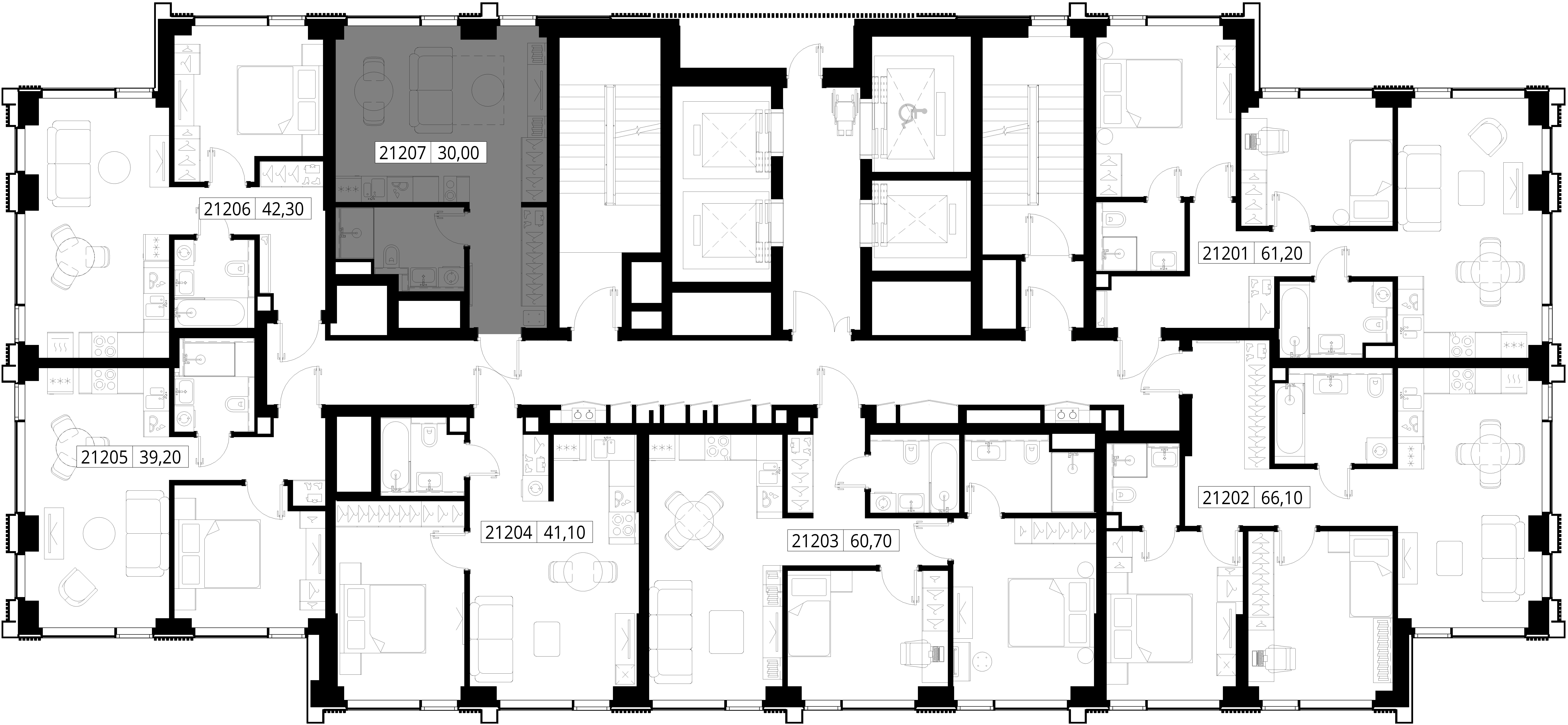 Квартира №21207